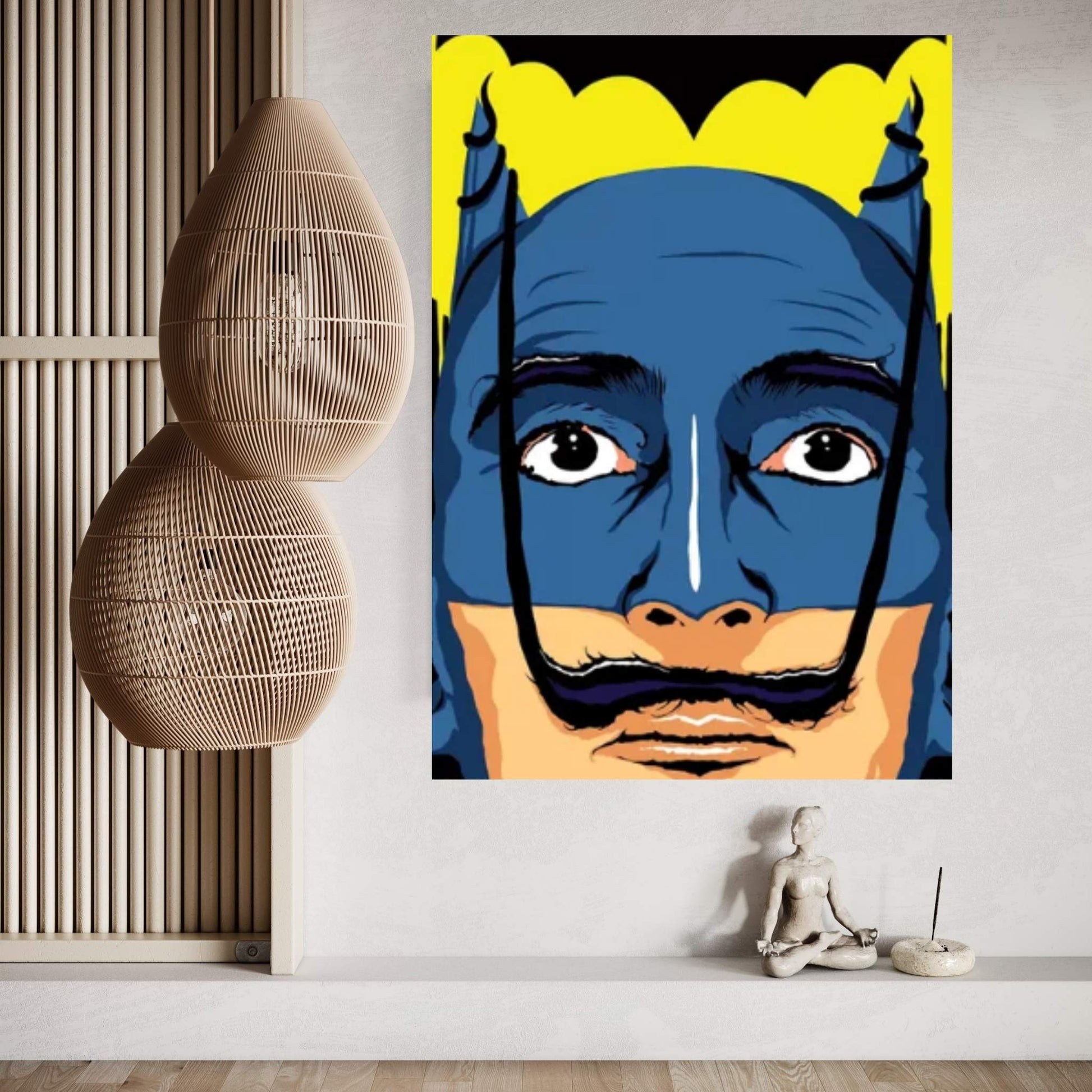 Dali Batman Batman Canvas Wall Art - Y Canvas