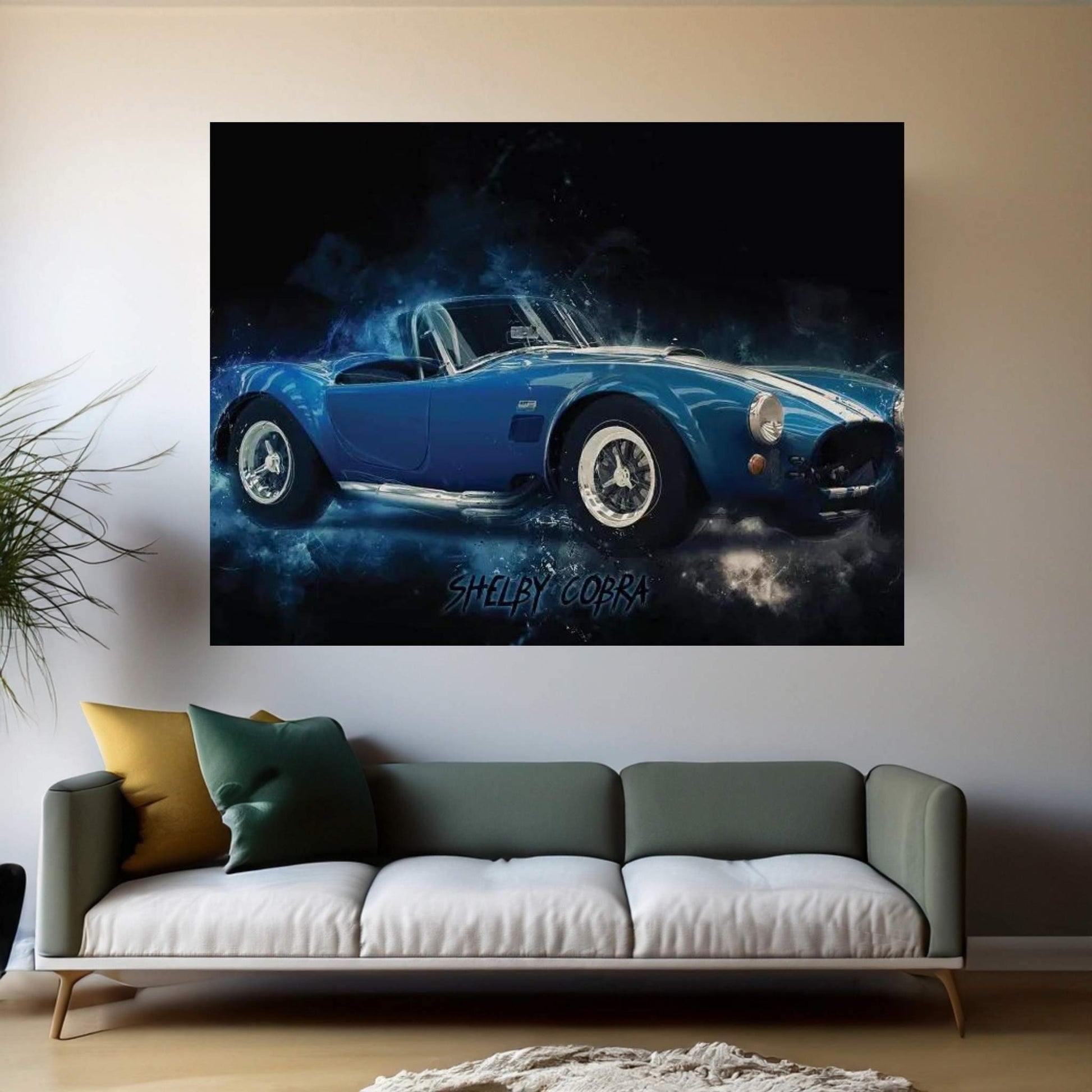 Shelby Cobra Canvas Wall Art - Y Canvas