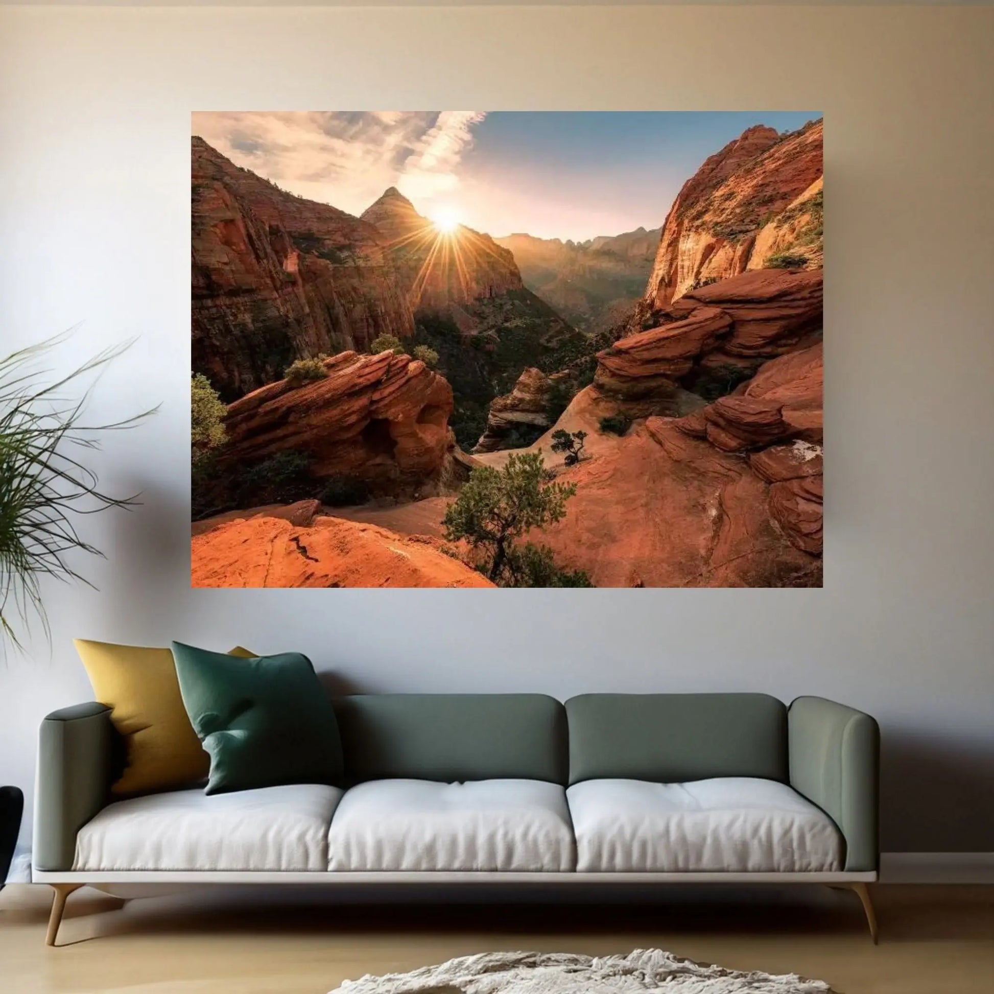 Zion Canvas Wall Art - Y Canvas