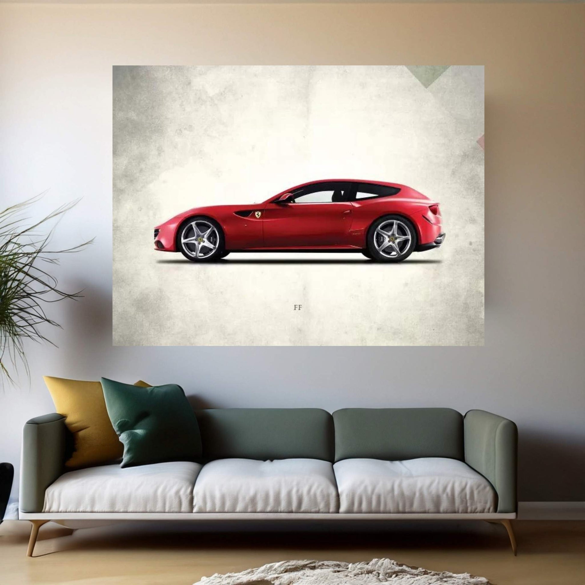 Ferrari FF Canvas Wall Art - Y Canvas