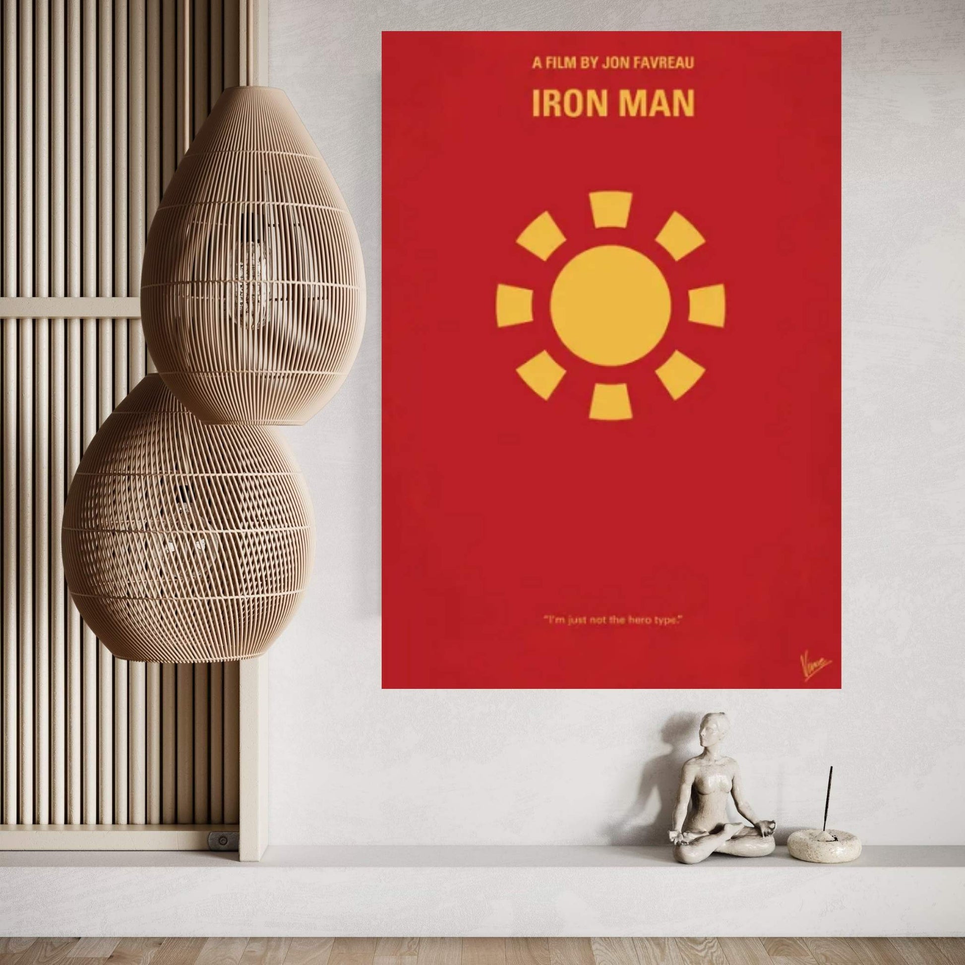 Iron Man 1 Poster Canvas Wall Art - Y Canvas