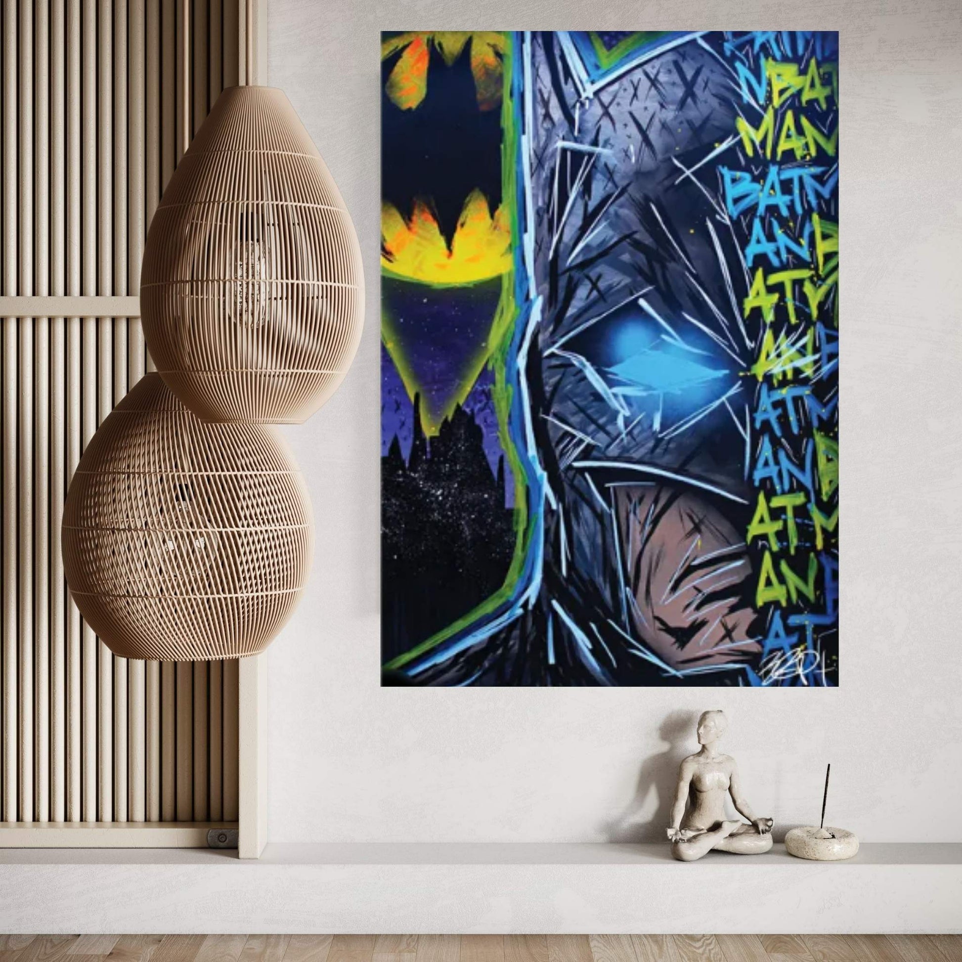 Calling The Bat Canvas Wall Art - Y Canvas