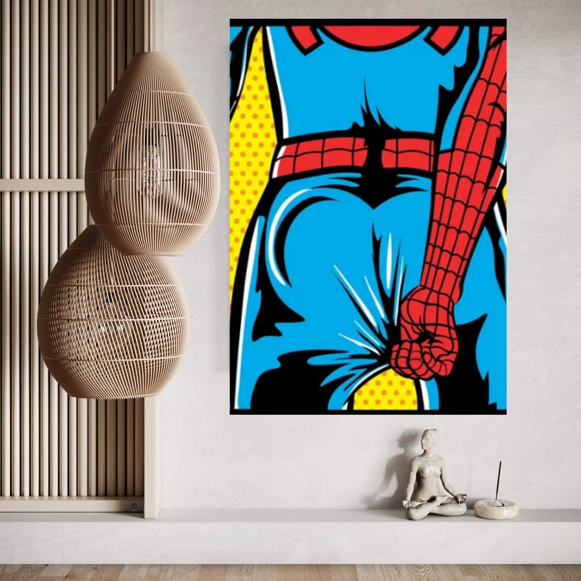 Spider Problem Canvas Wall Art - Y Canvas