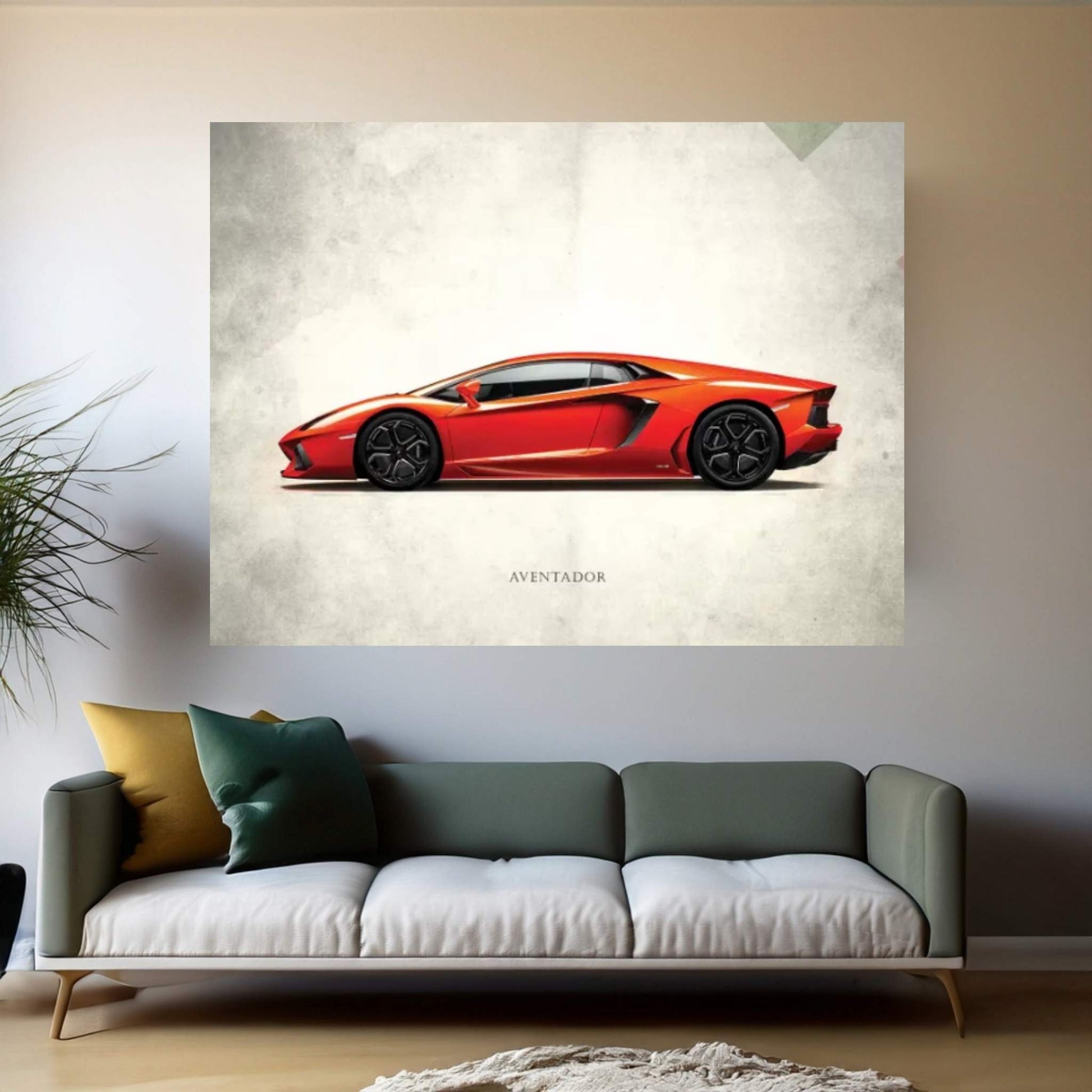 Lamborghini Aventador Canvas Wall Art - Y Canvas