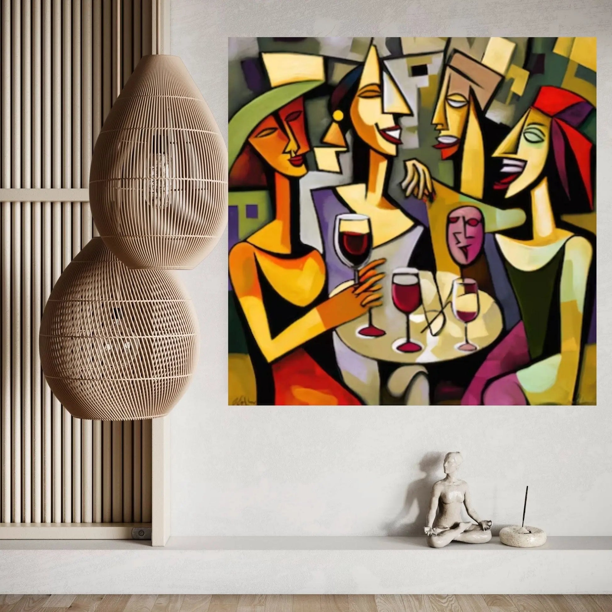 Picasso Style Printing Wall Art, Canvas Modern Wall Art - Y Canvas