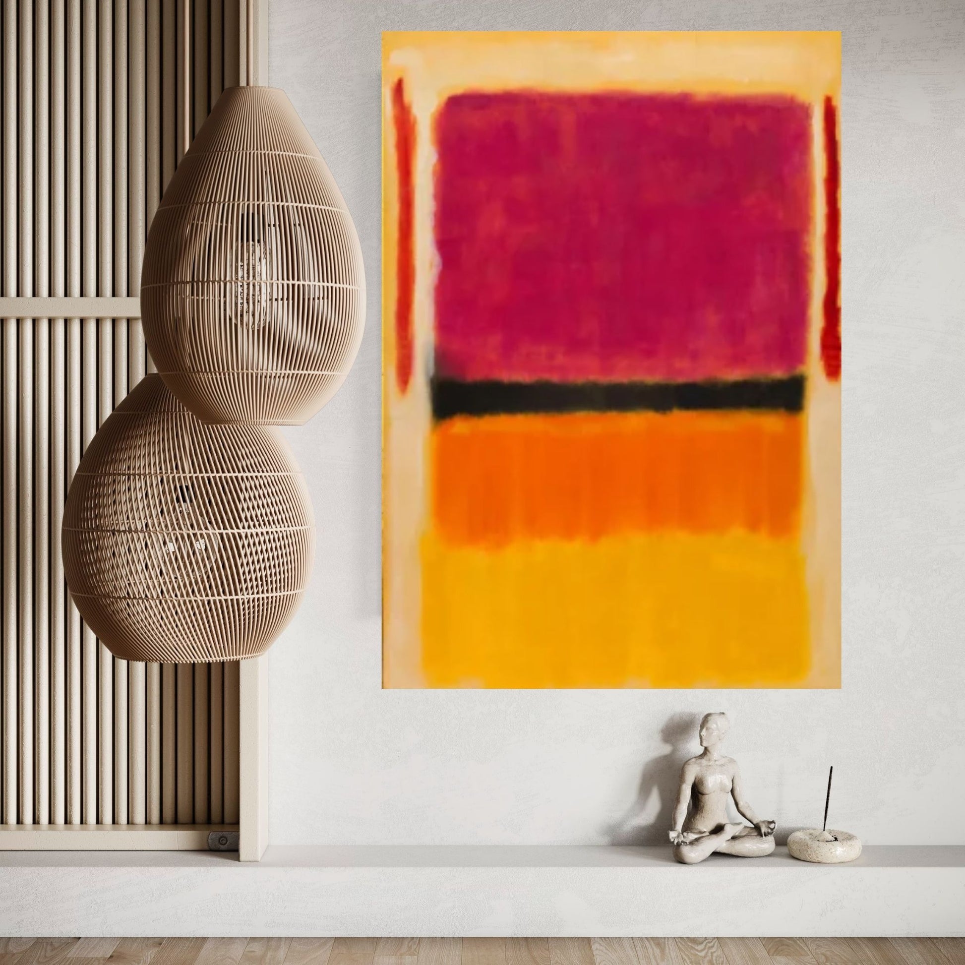 Mark Rothko Frame Canvas/Poster Art Reproduction, Rothko Reproduction, Modern Art Expressionism Painting - Y Canvas