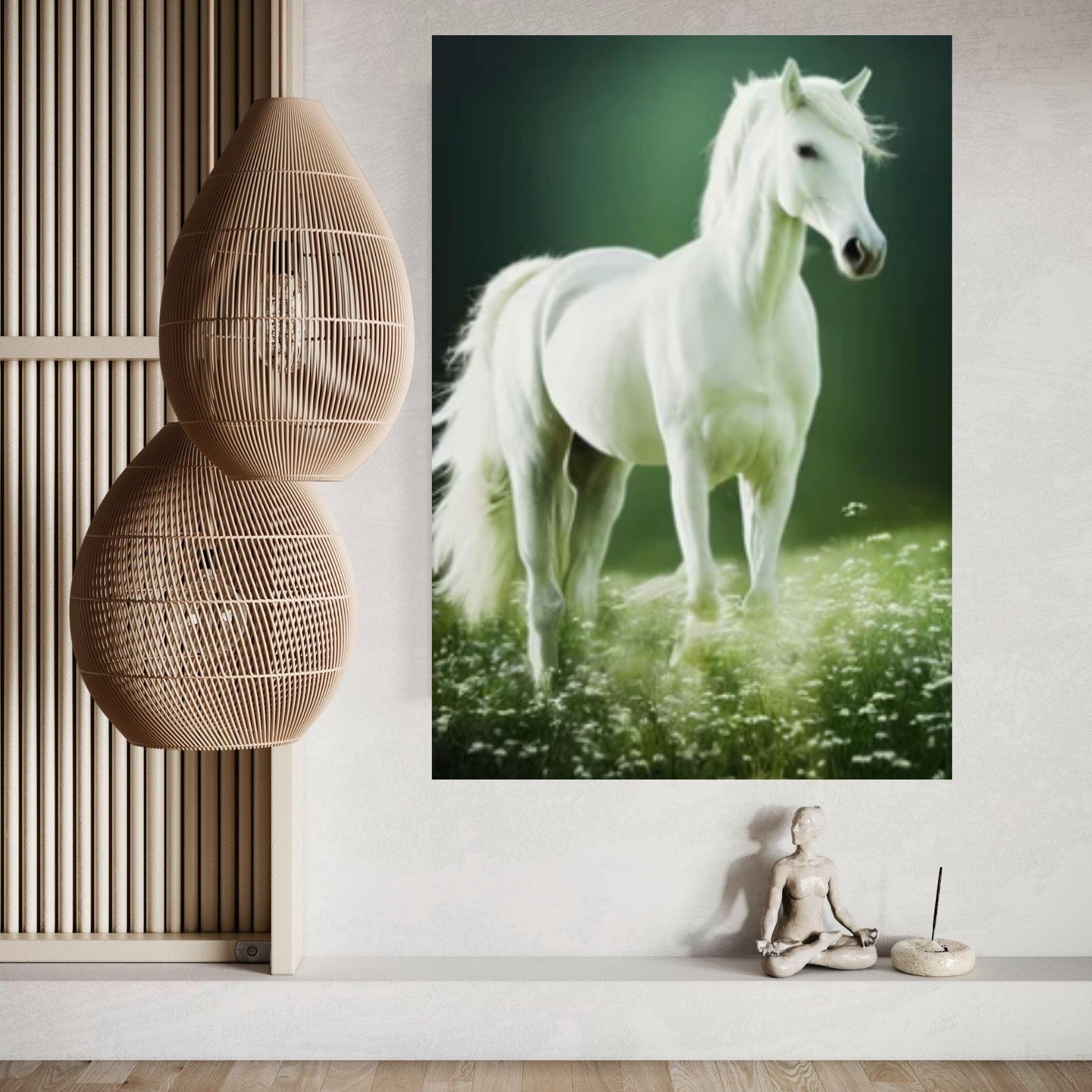 Horse Painting Large Canvas Art, Horse Decor Horse Oil Painting Poster Wall Art - Y Canvas