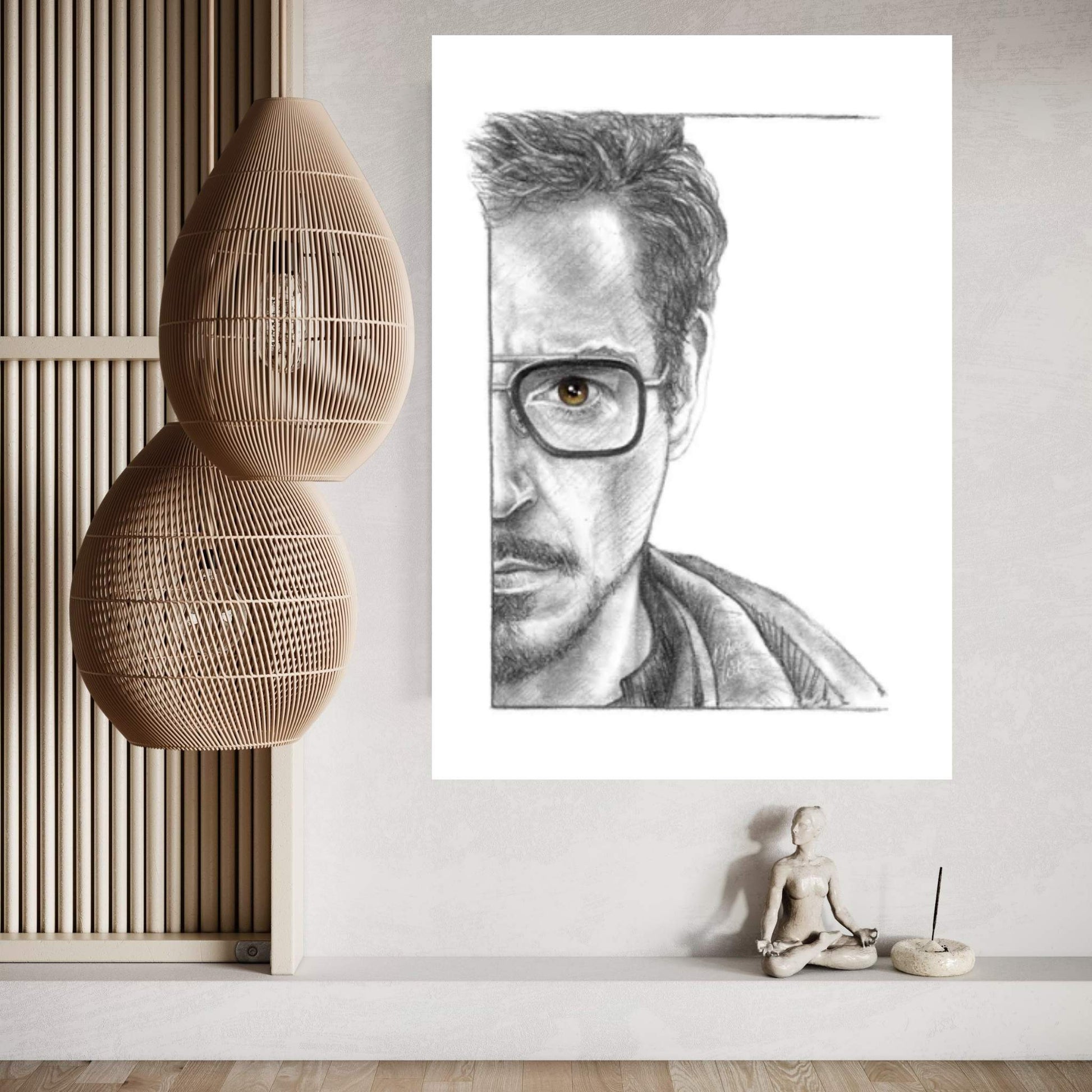 Tony Stark Infinity War Canvas Wall Art - Y Canvas