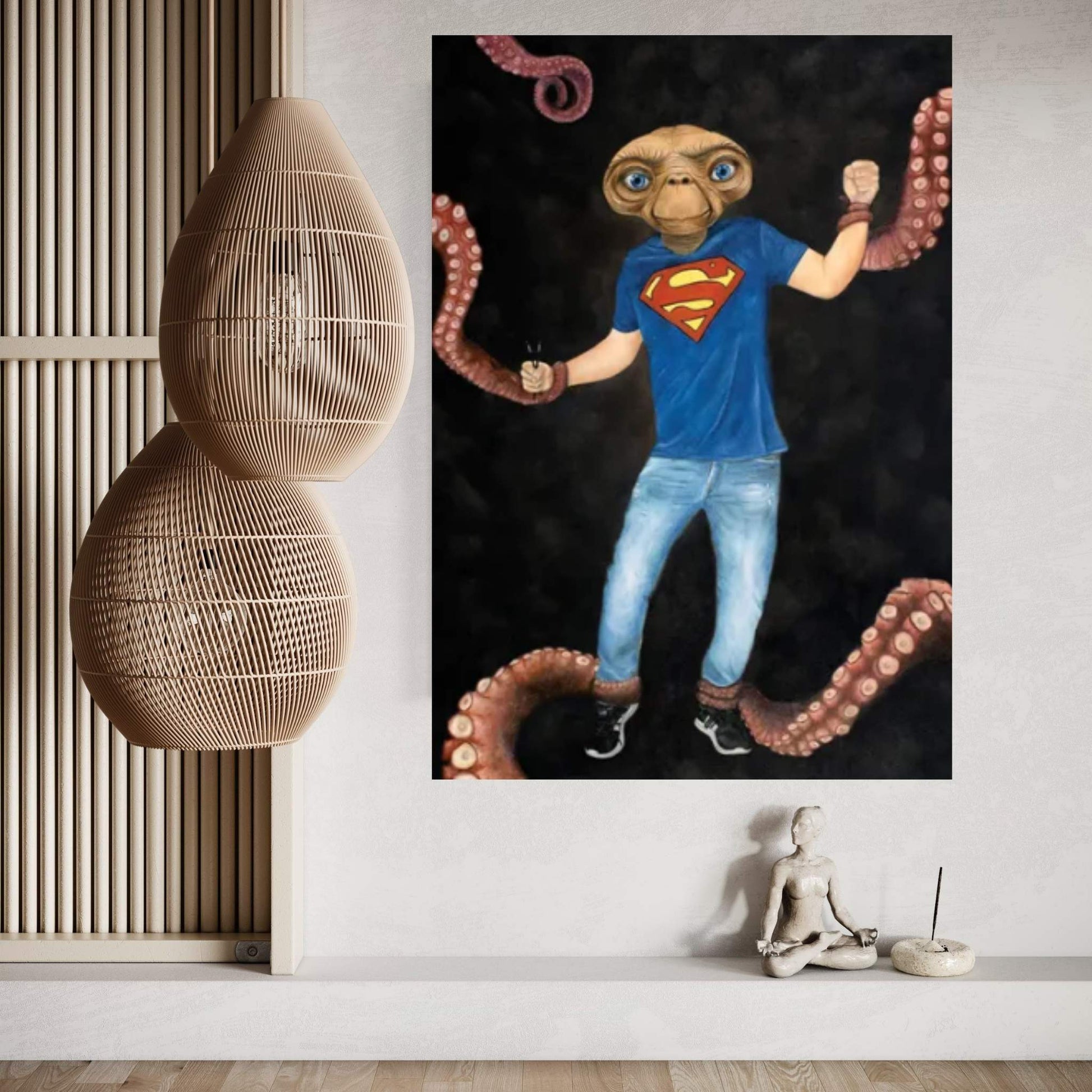 A Stranger In A Strange Place Canvas Wall Art - Y Canvas