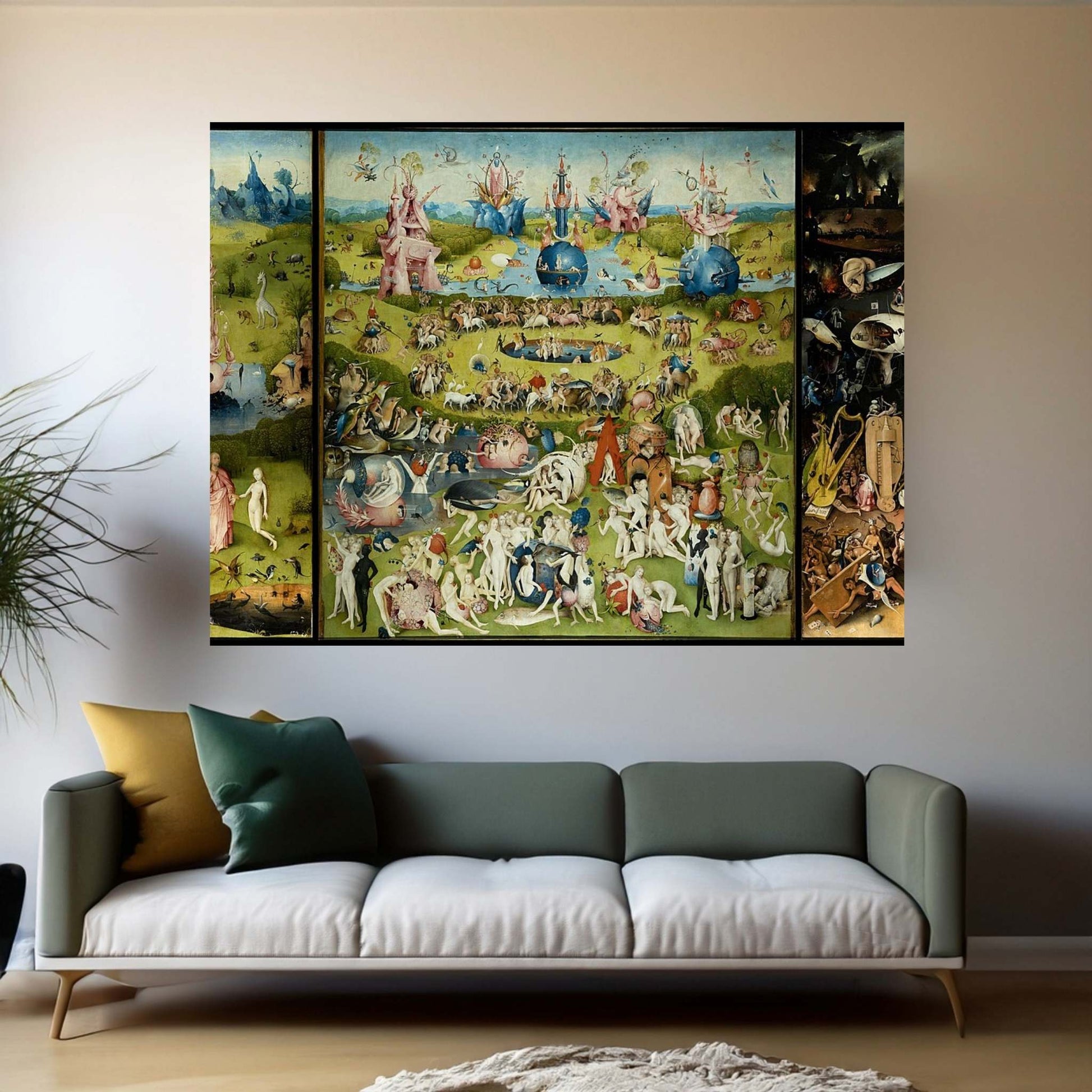 The Garden of Earthly Delights Canvas Wall Art - Y Canvas