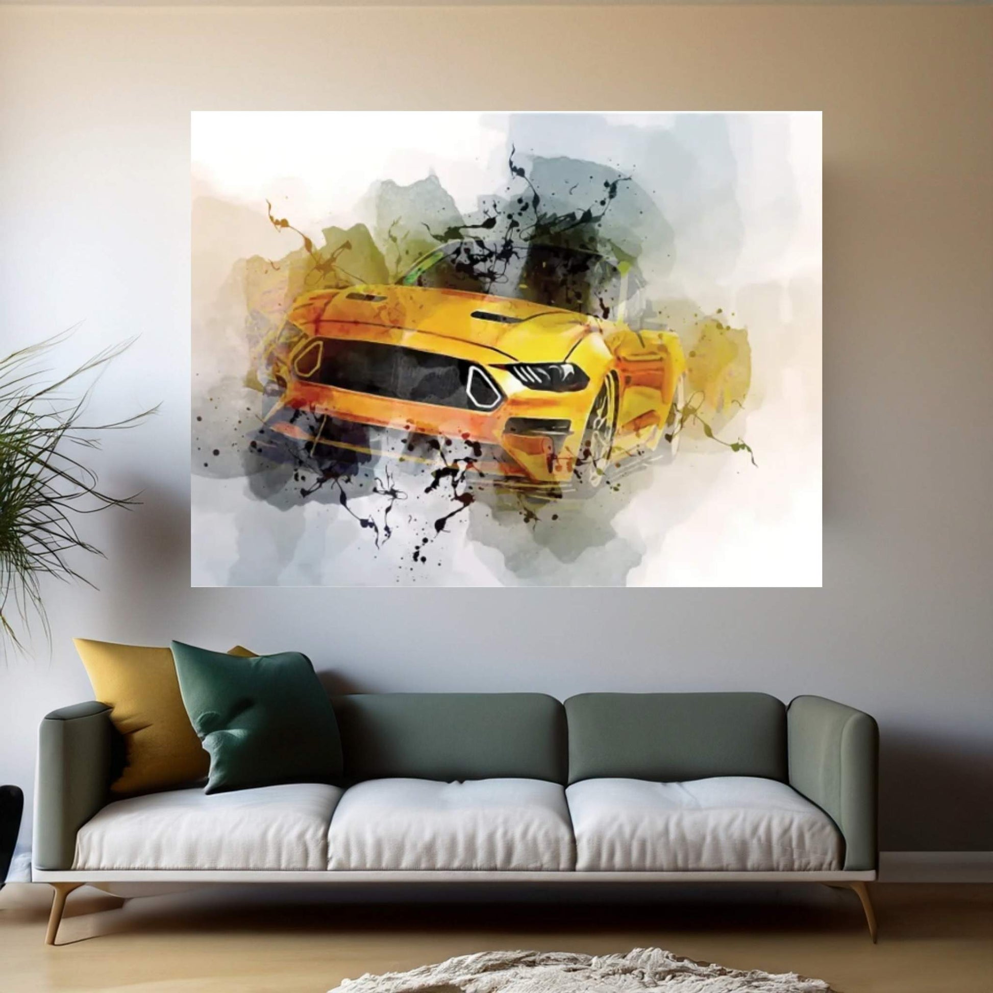 Ford Mustang Shelby Gt500 2021 Canvas Wall Art - Y Canvas