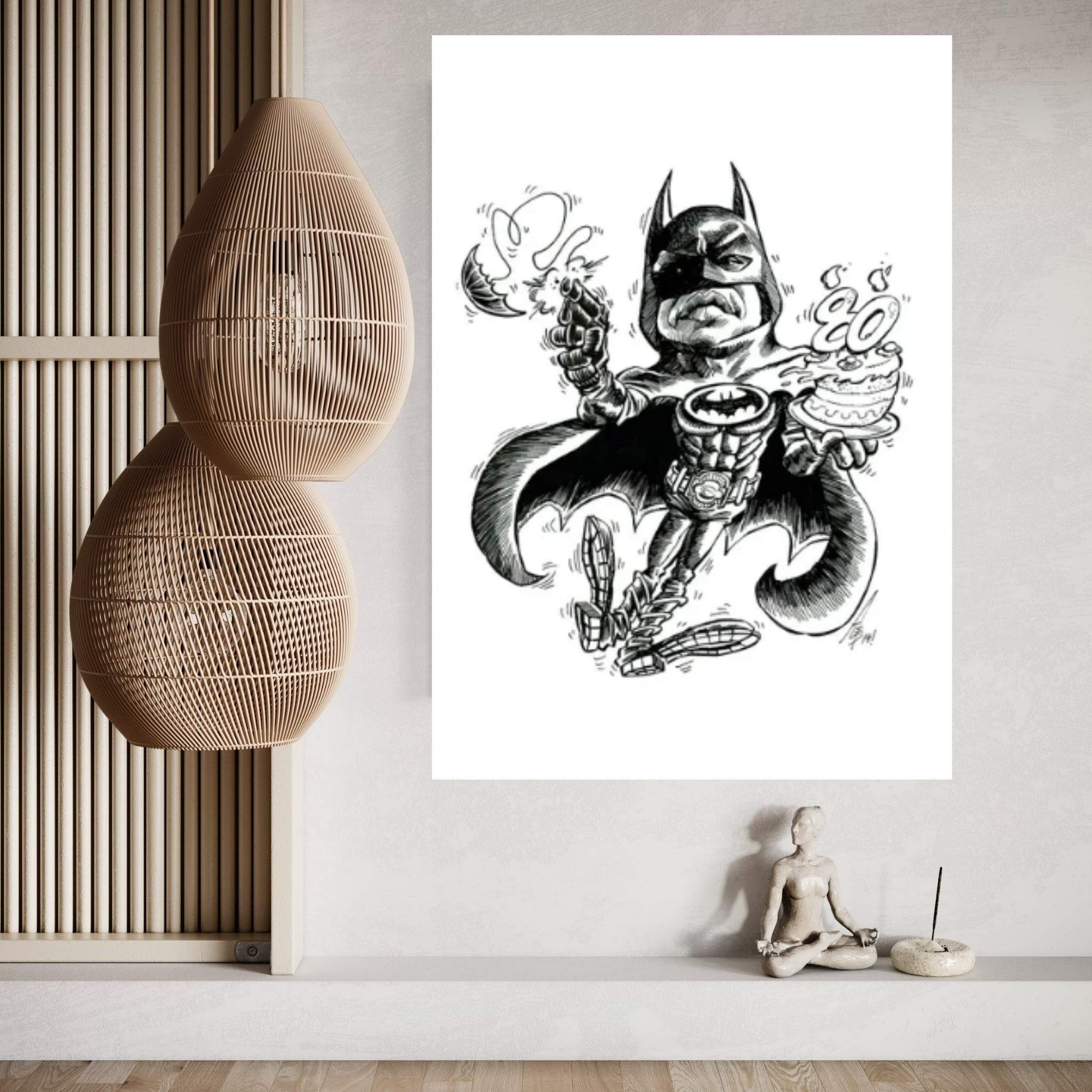 Batman Anniversary Canvas Wall Art - Y Canvas