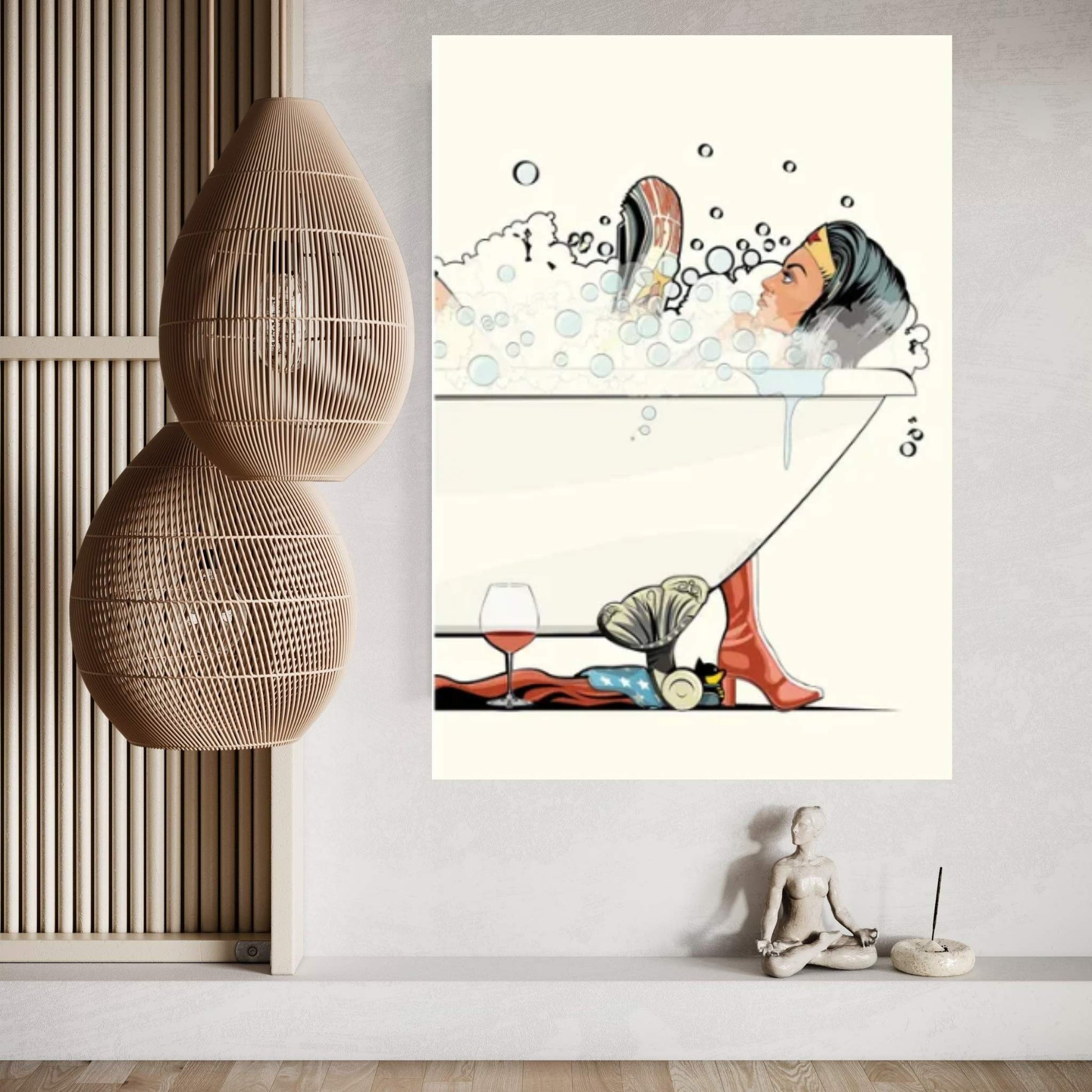 WW Bath Canvas Wall Art - Y Canvas