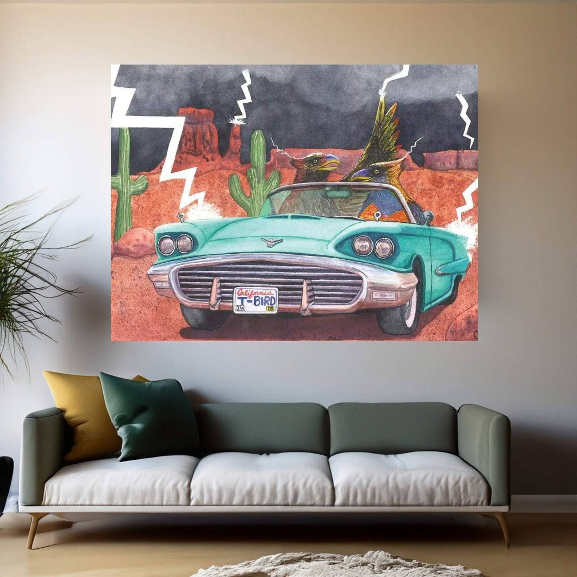 Thunderbirds Canvas Wall Art - Y Canvas