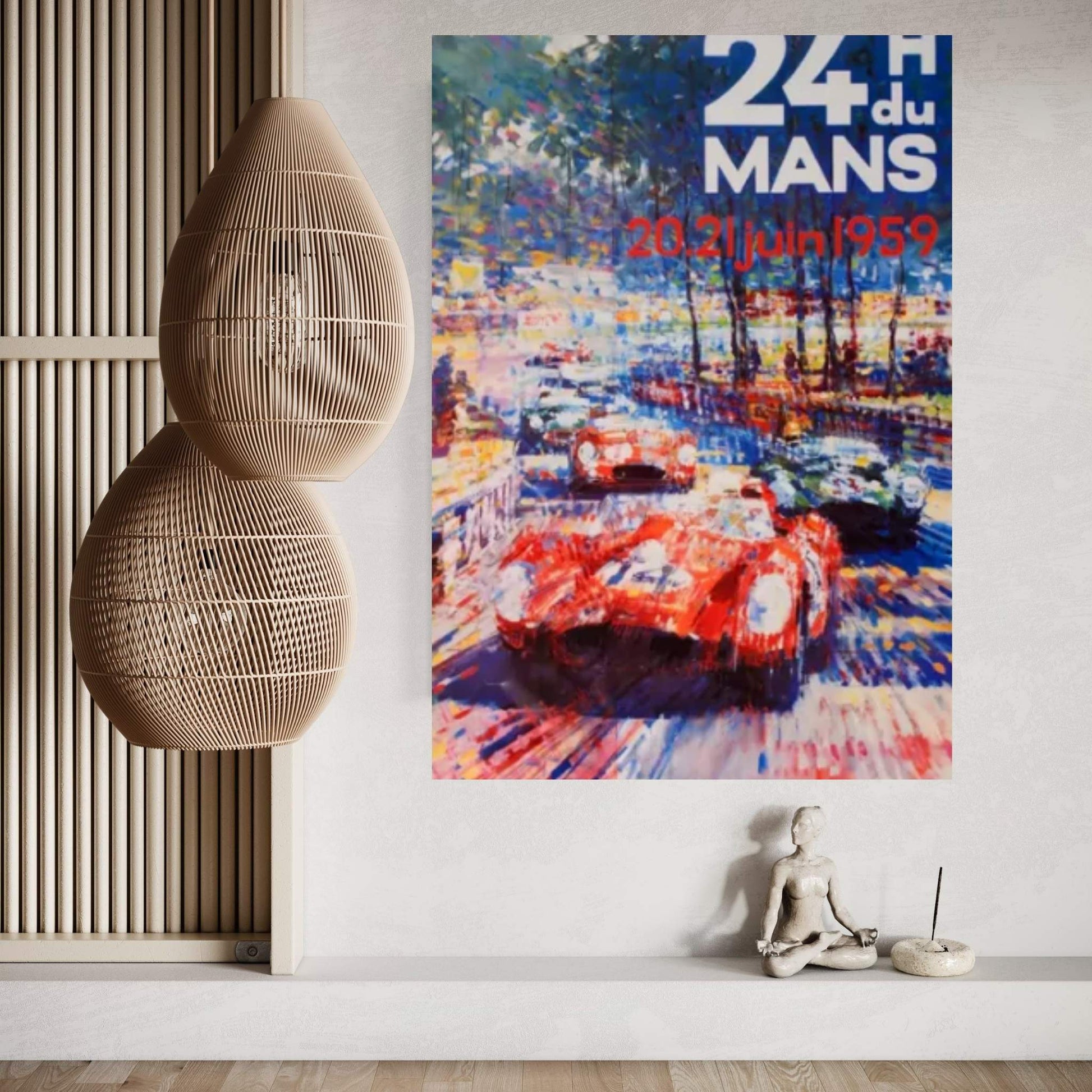 24 Heures du Mans II Canvas Wall Art - Y Canvas