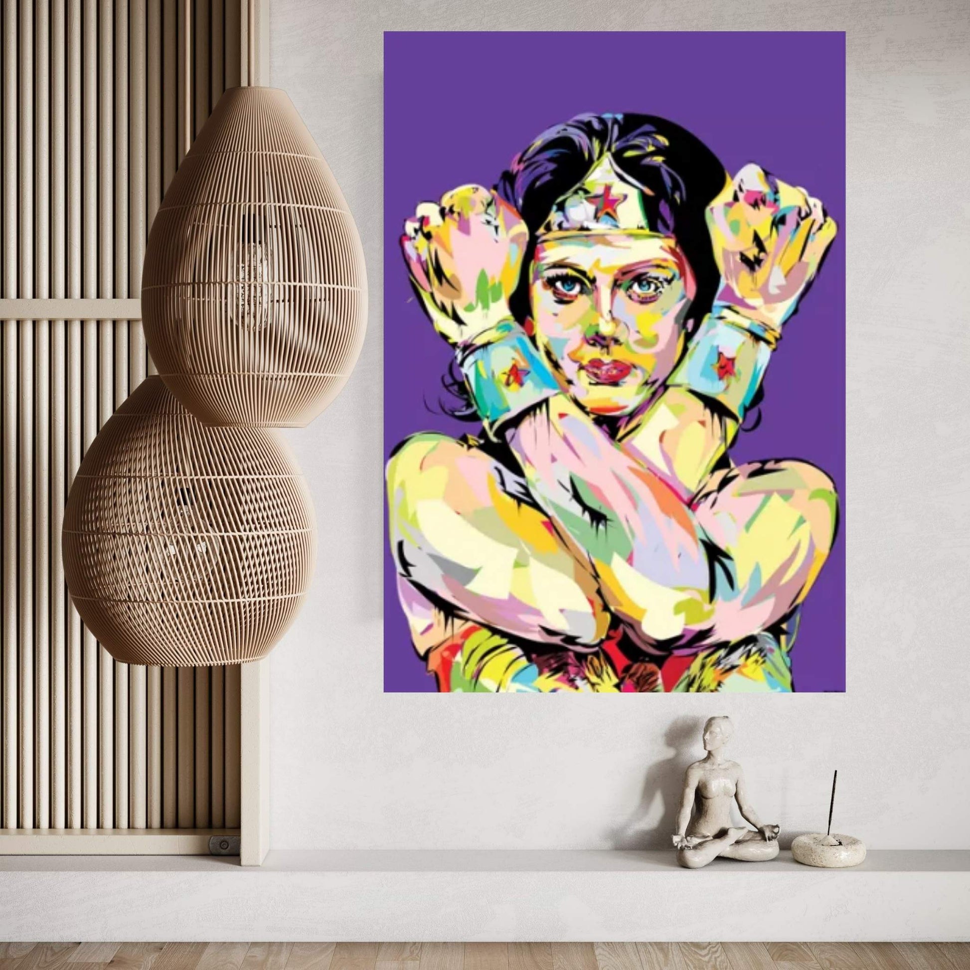 Wonder Woman Bracelets Canvas Wall Art - Y Canvas