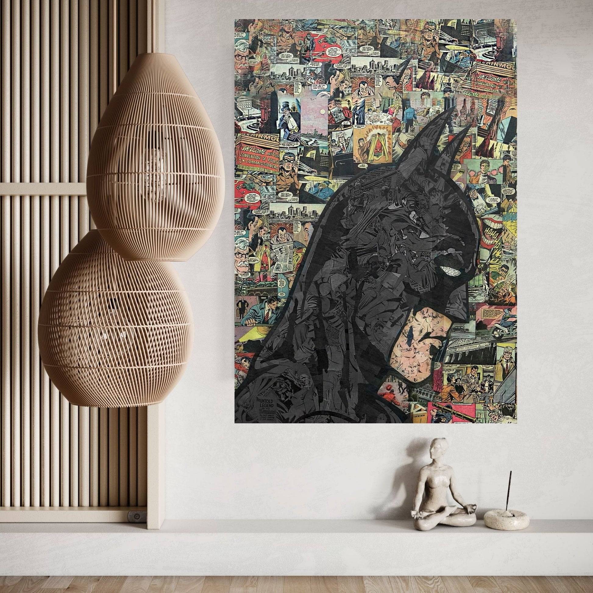 Batman Canvas Wall Art - Y Canvas