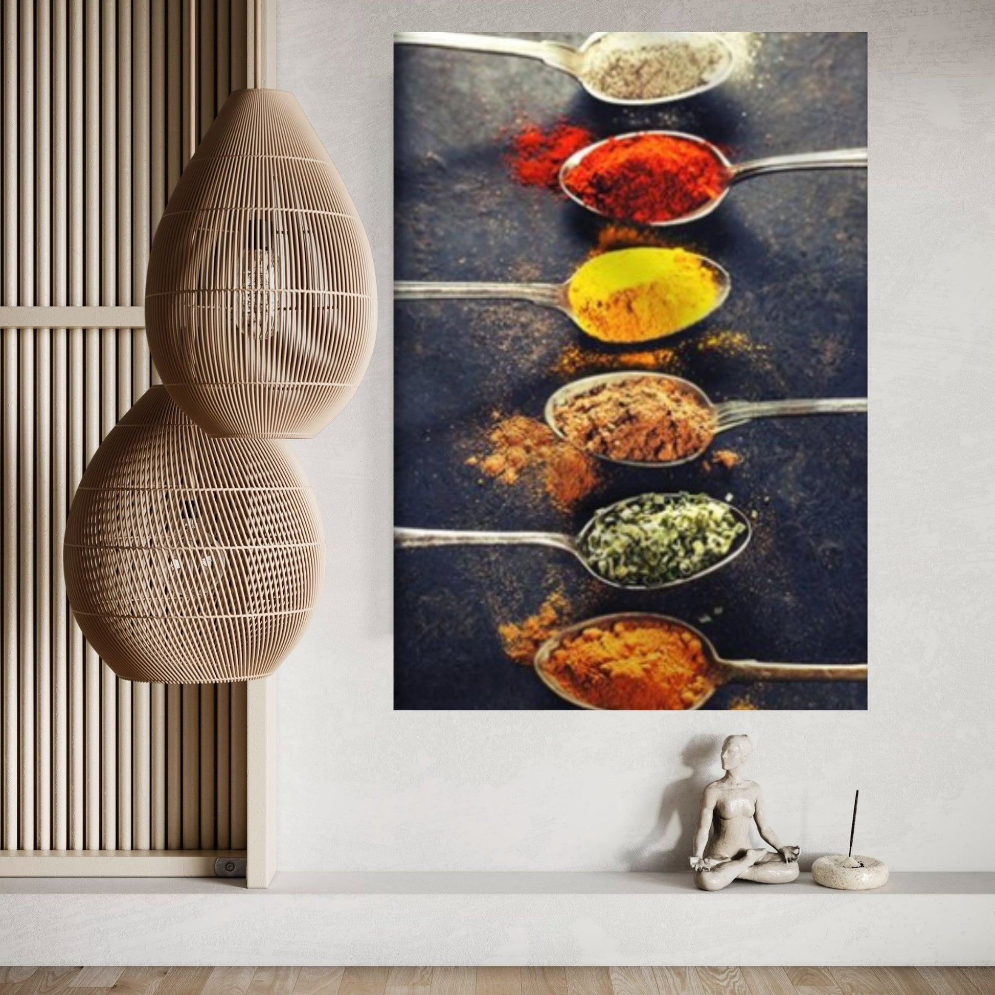 Vegetable Grains Spices Kitchen Canvas Wall Art, Laminas Para Cuadros Scandinavian Poster Wall Art - Y Canvas