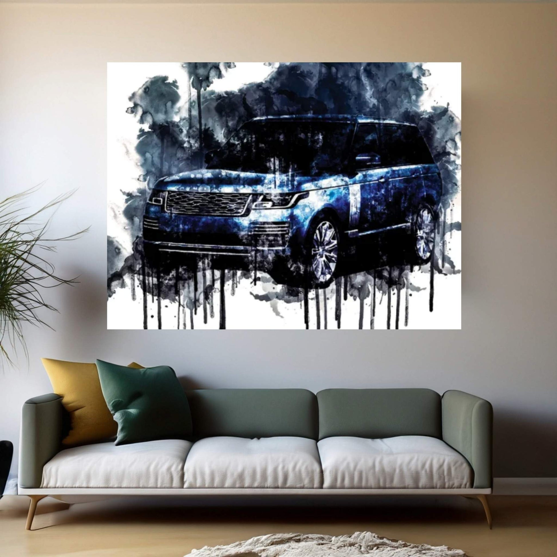 2017 Range Rover Autobiography Vehicle CCLXVIII Canvas Wall Art - Y Canvas