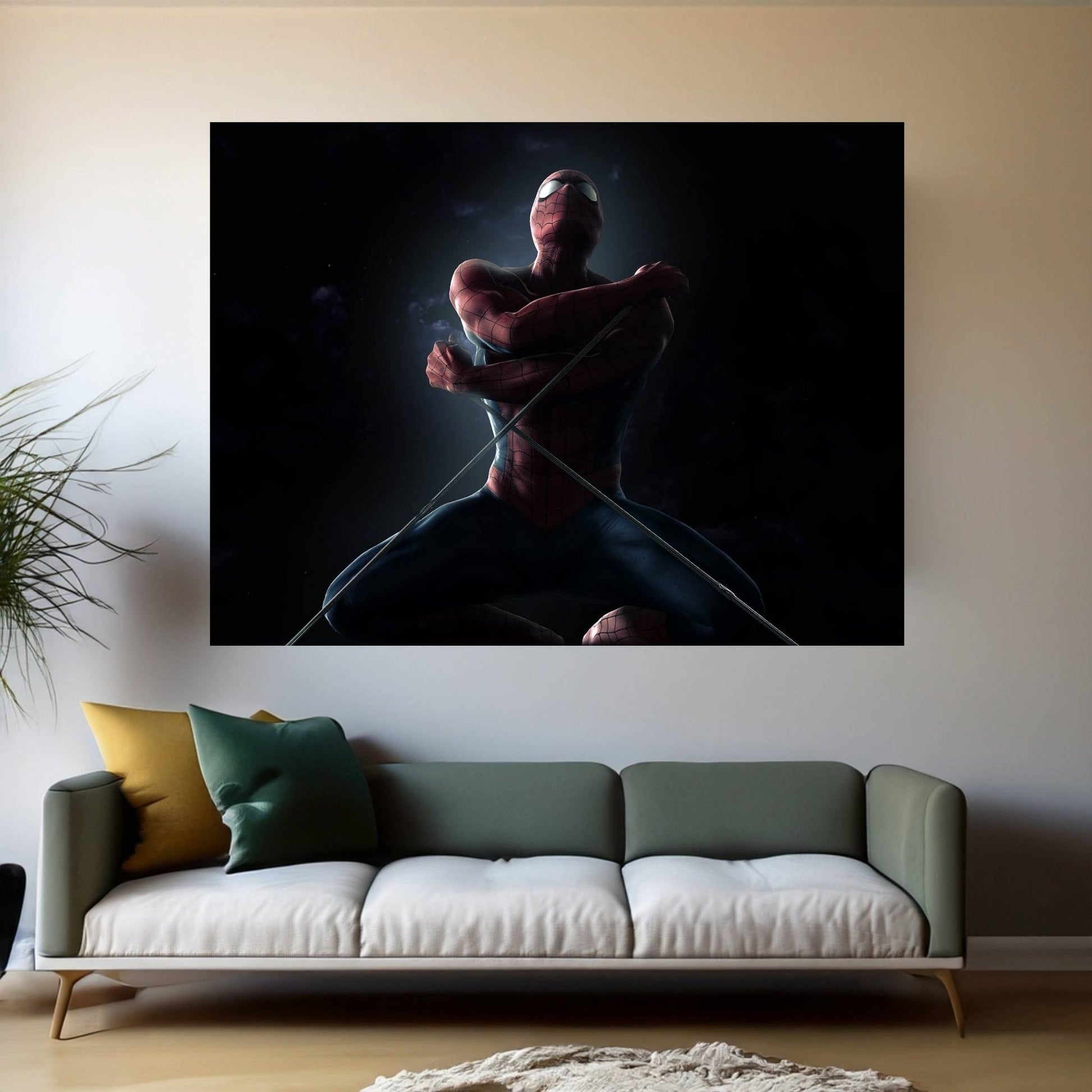 Spiderman Canvas Wall Art - Y Canvas