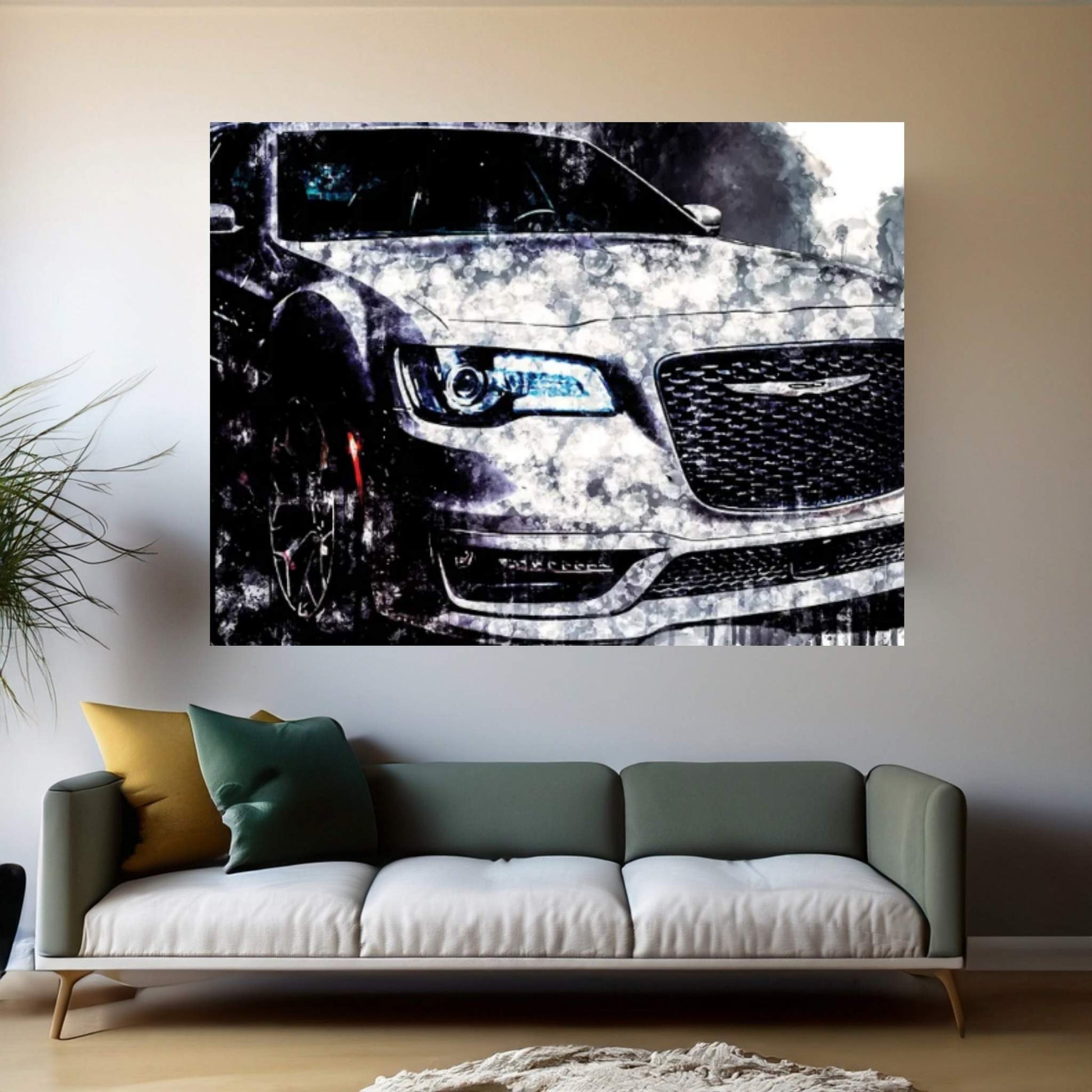 2018 Chrysler 300S Canvas Wall Art - Y Canvas