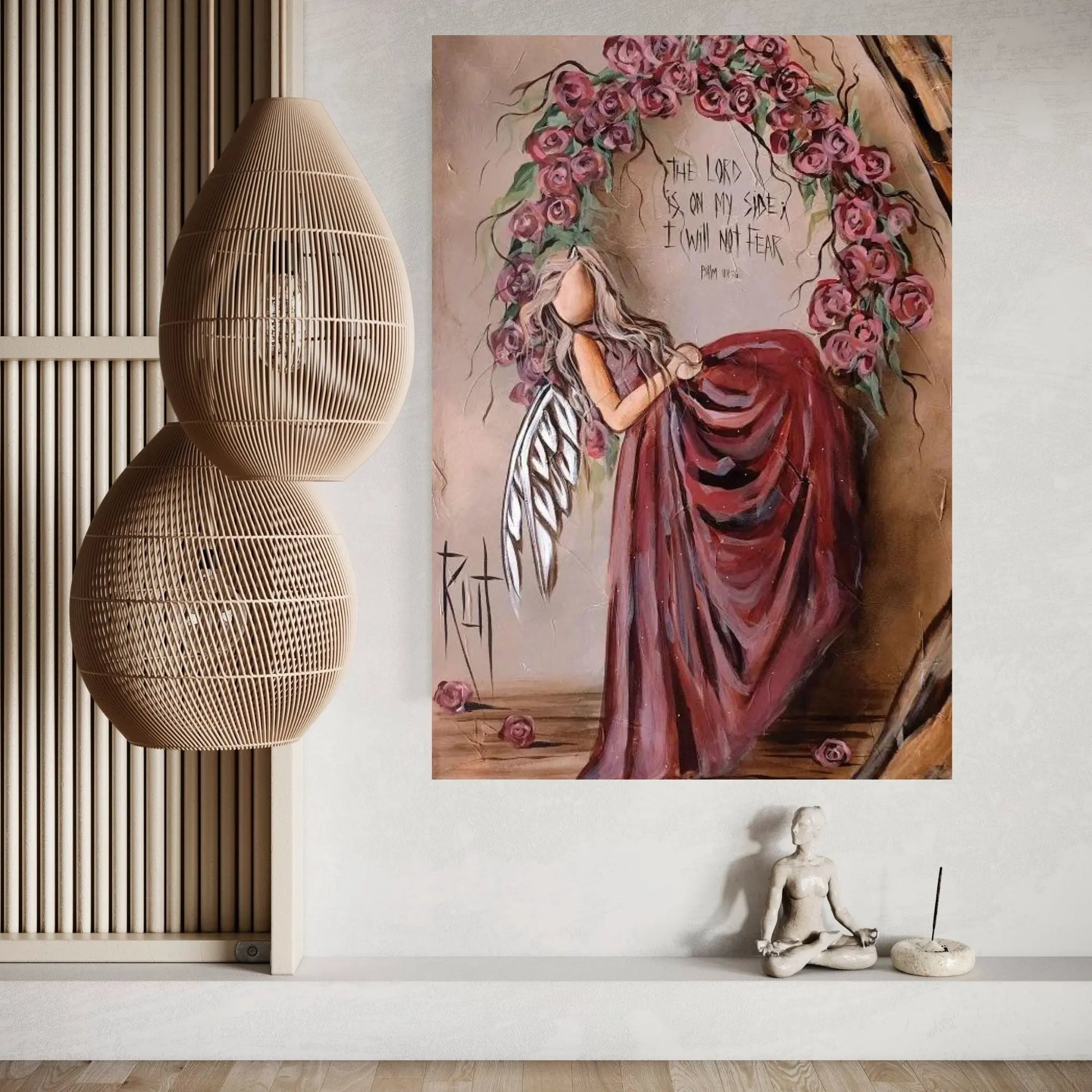 The Lord Is On My Side Canvas Wall Art - Y Canvas