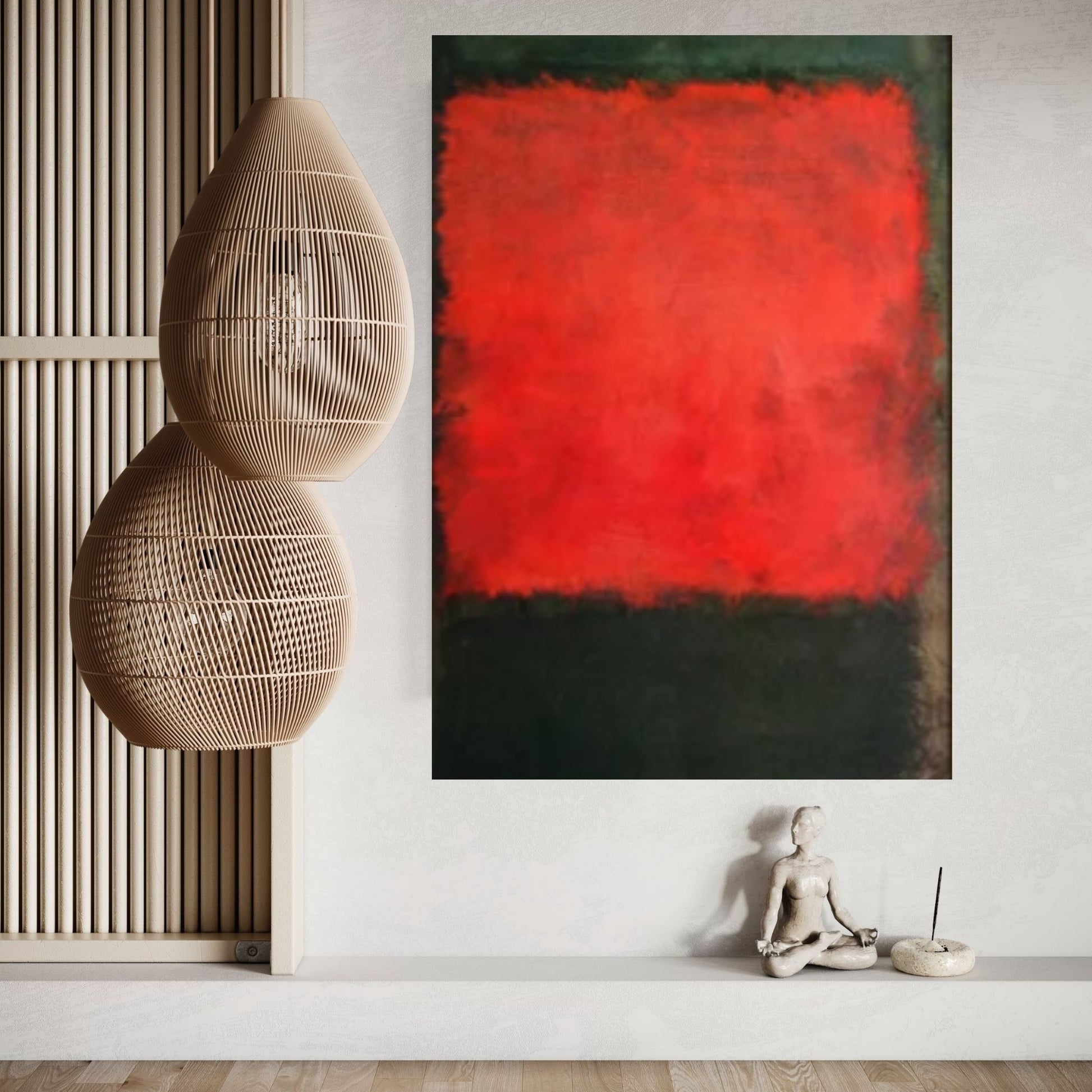 Mark Rothko Frame Canvas/Poster Art Reproduction, Rothko Reproduction, Modern Art Expressionism Painting - Y Canvas