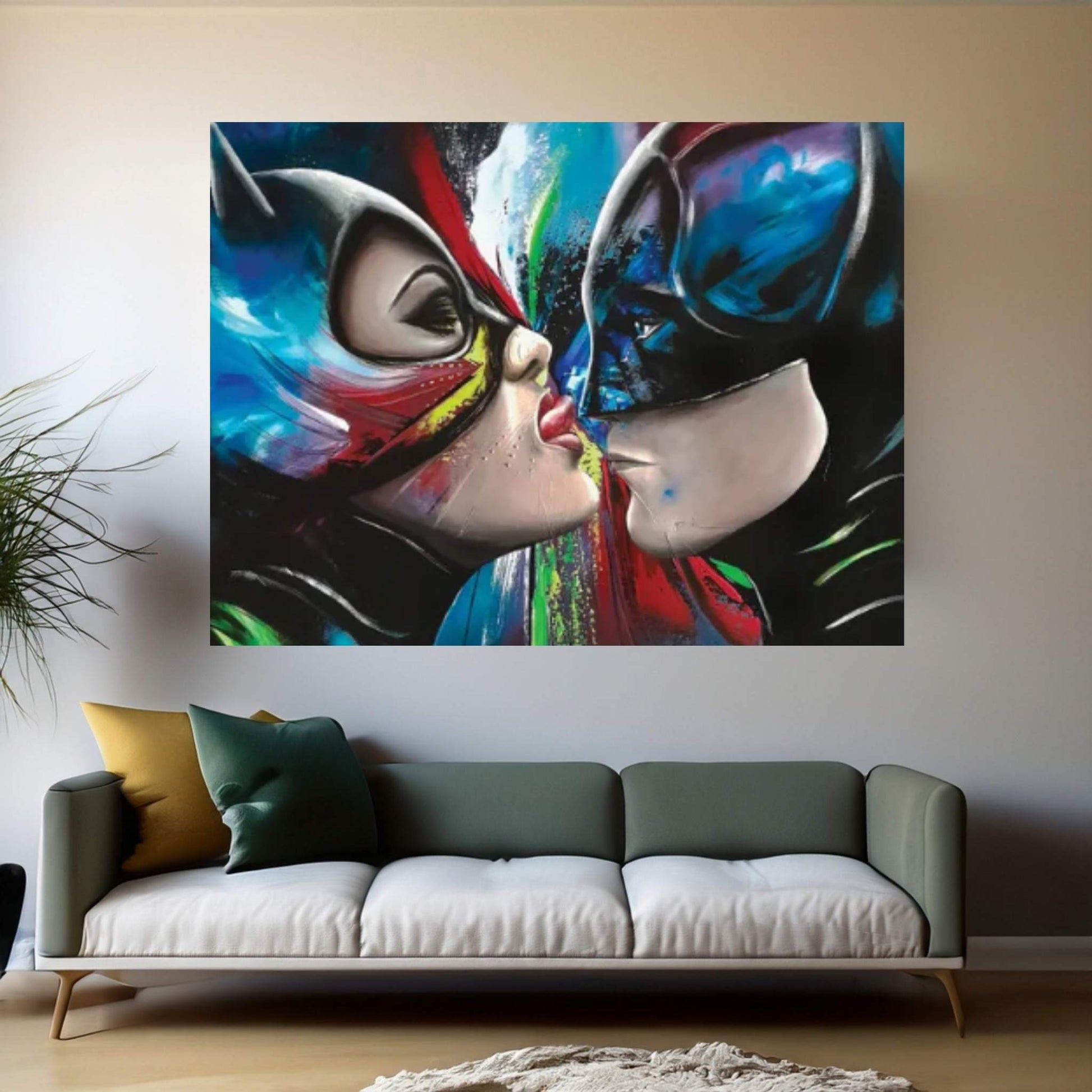 Super Love Canvas Wall Art - Y Canvas