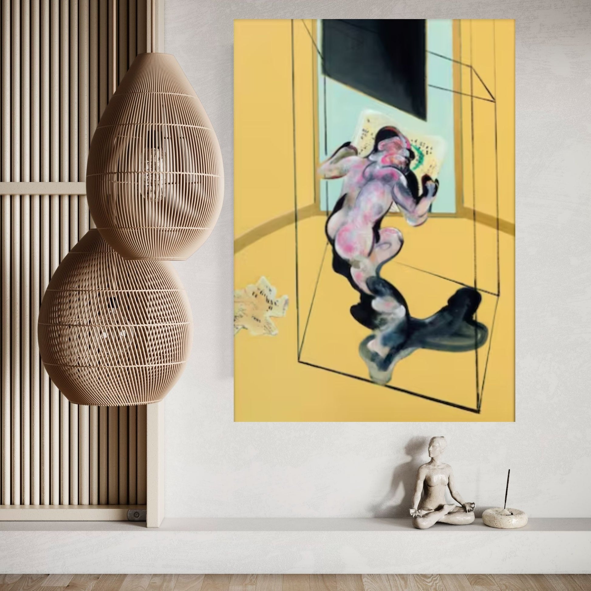 Francis Bacon Painting Modern Art Canvas Wall Art - Painting Reproduction Print - Y Canvas