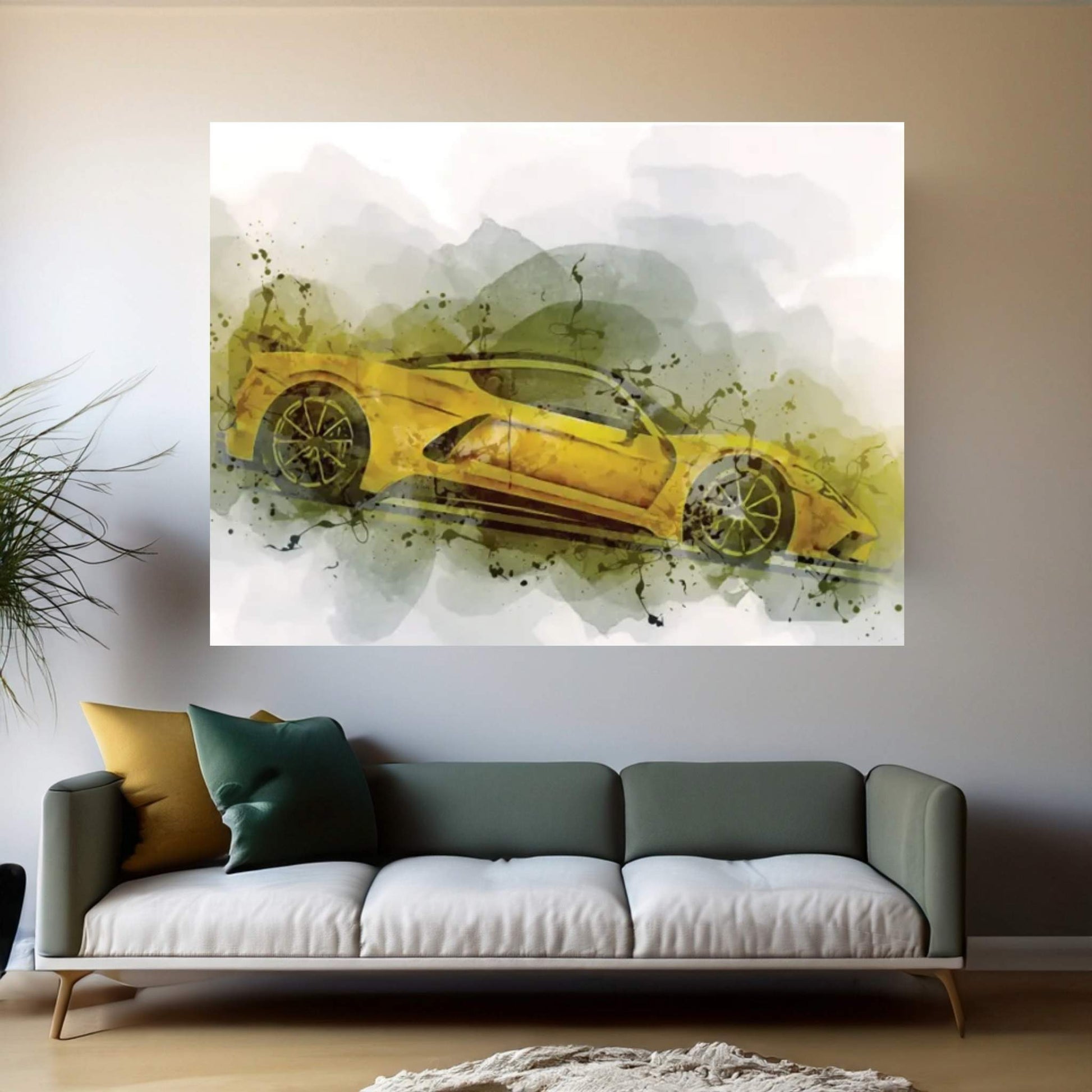 Hennessey Venom F5 2021 Exterior Canvas Wall Art - Y Canvas