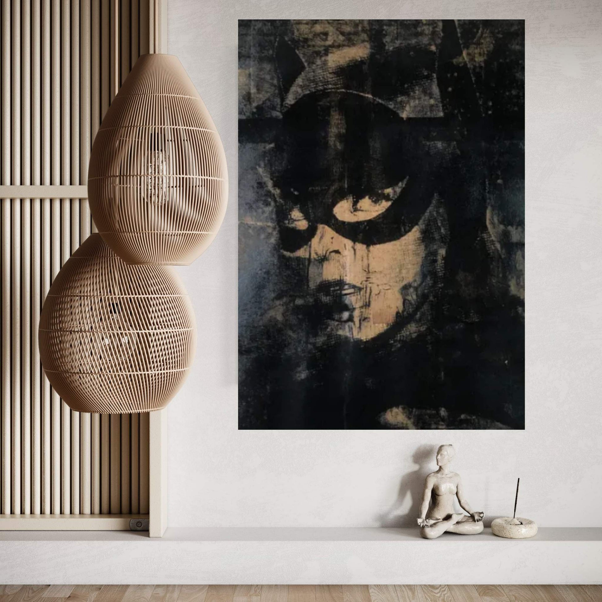 Darkness Batgirl Dark Knight Canvas Wall Art - Y Canvas