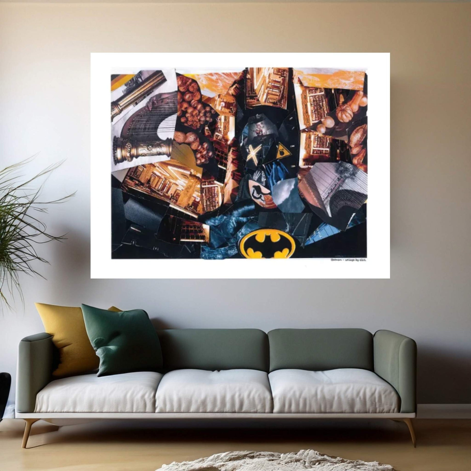 Batman Canvas Wall Art - Y Canvas