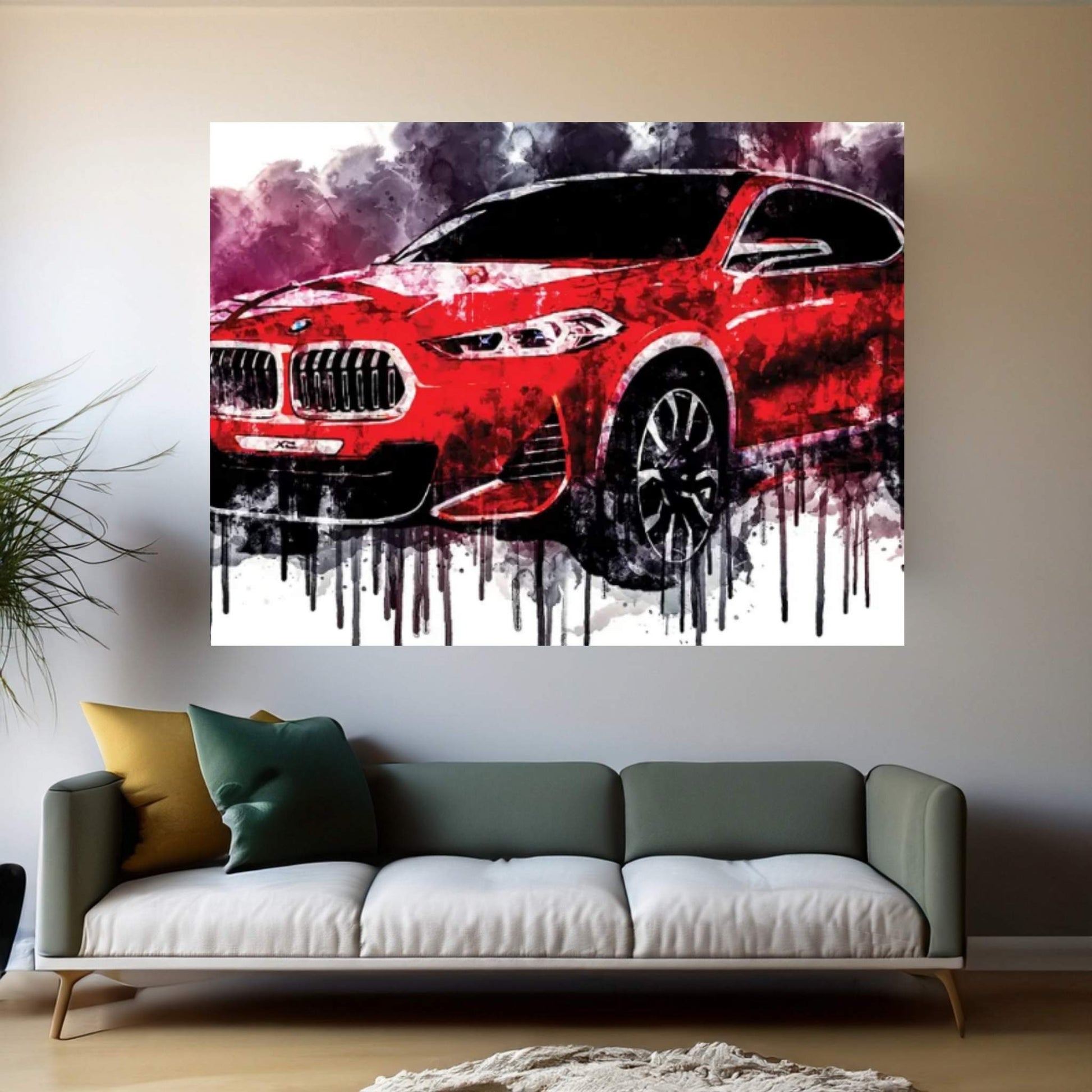 2018 BMW X2 Concept Vehicle CDXXXI Canvas Wall Art - Y Canvas