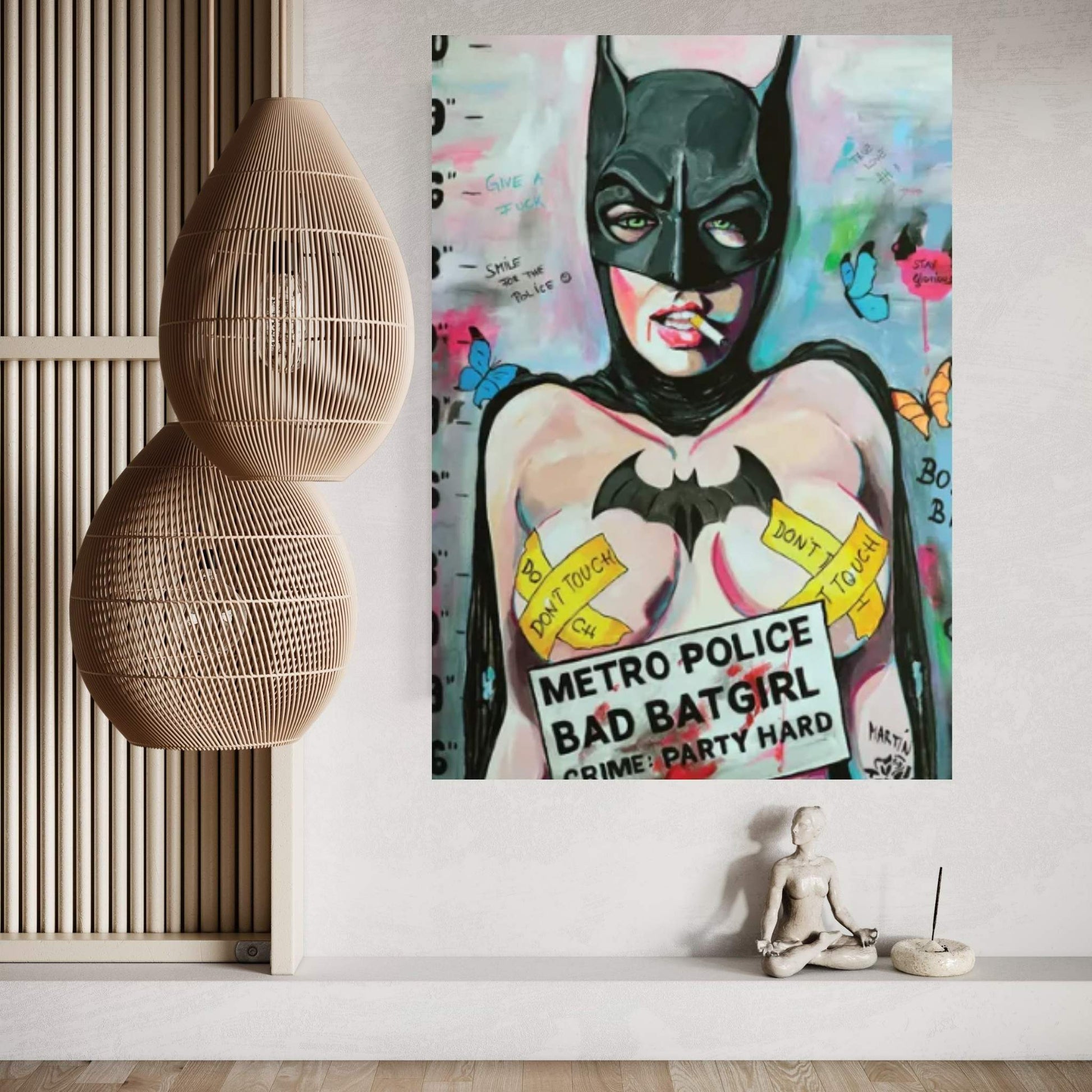 Batgirl Canvas Wall Art - Y Canvas