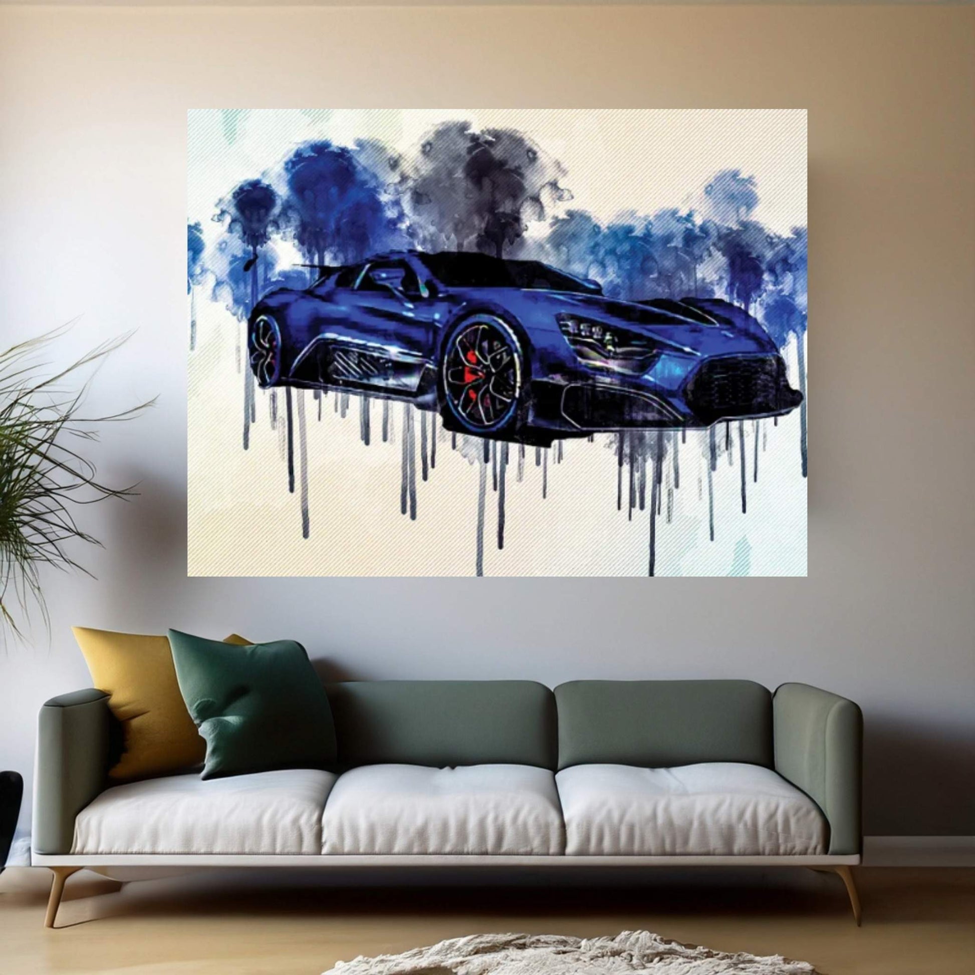 2019 Zenvo TSR-S Hypercar Canvas Wall Art - Y Canvas