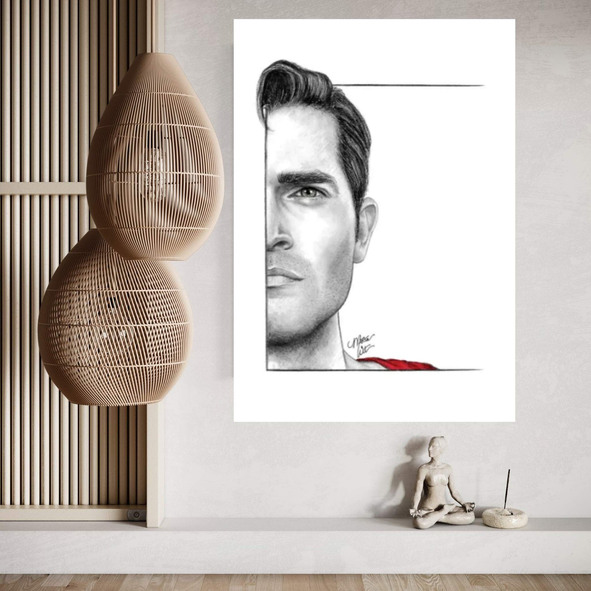 Superman Canvas Wall Art - Y Canvas