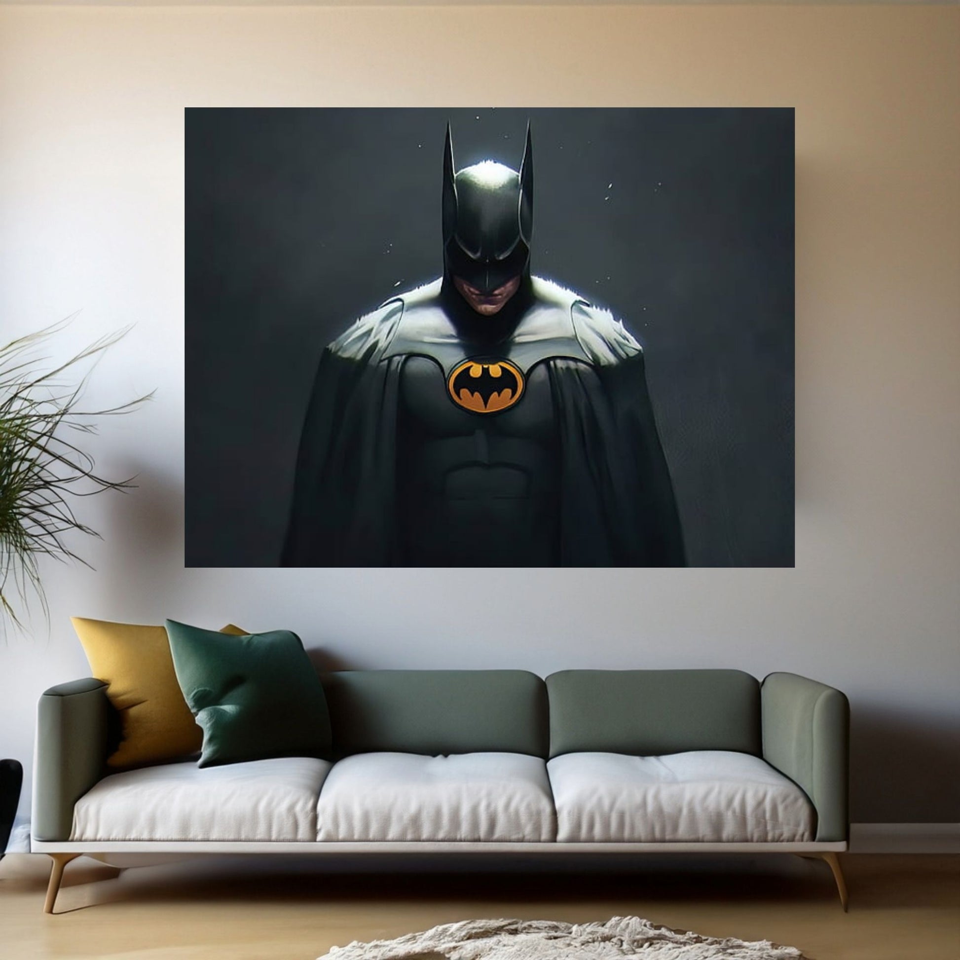 Batman Canvas Wall Art - Y Canvas