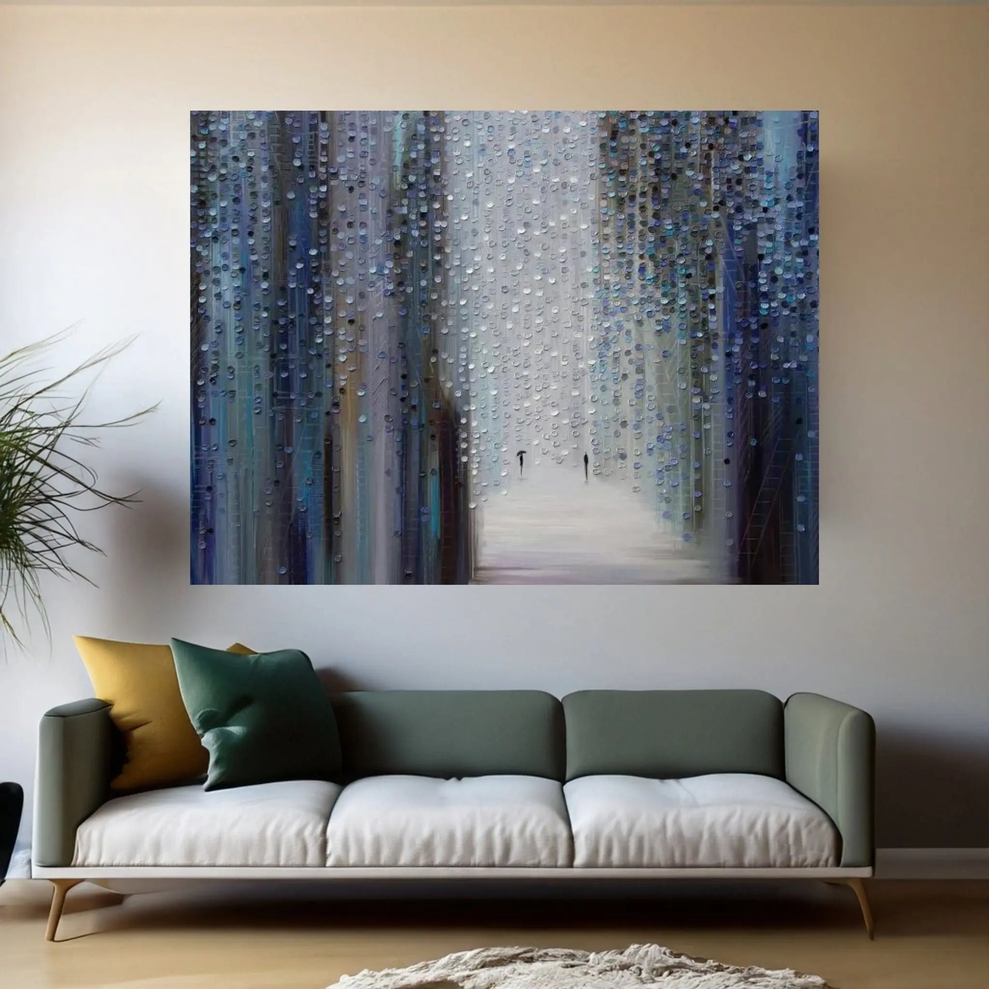 Touch of the Rain Canvas Wall Art - Y Canvas