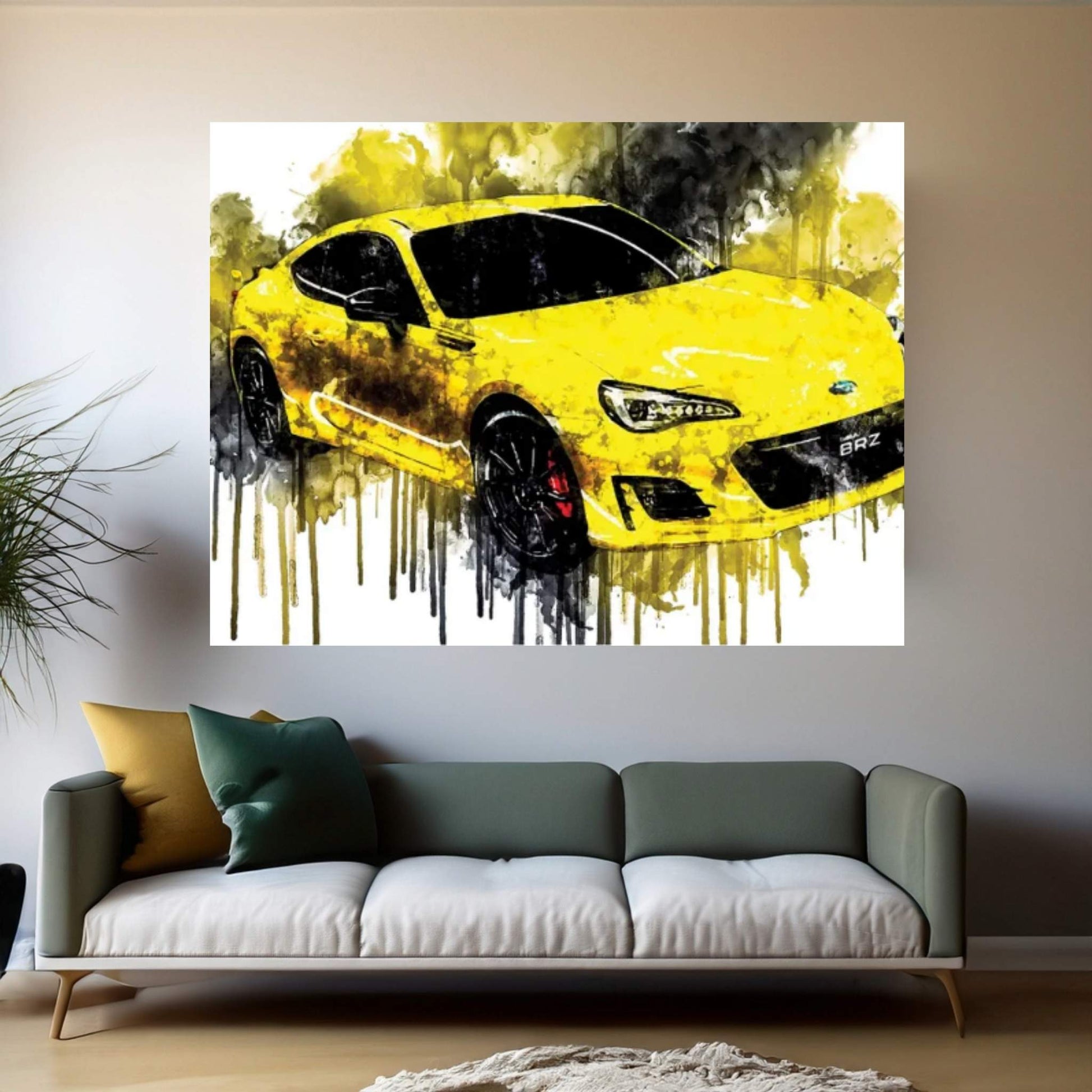 2017 Subaru BRZ Canvas Wall Art - Y Canvas