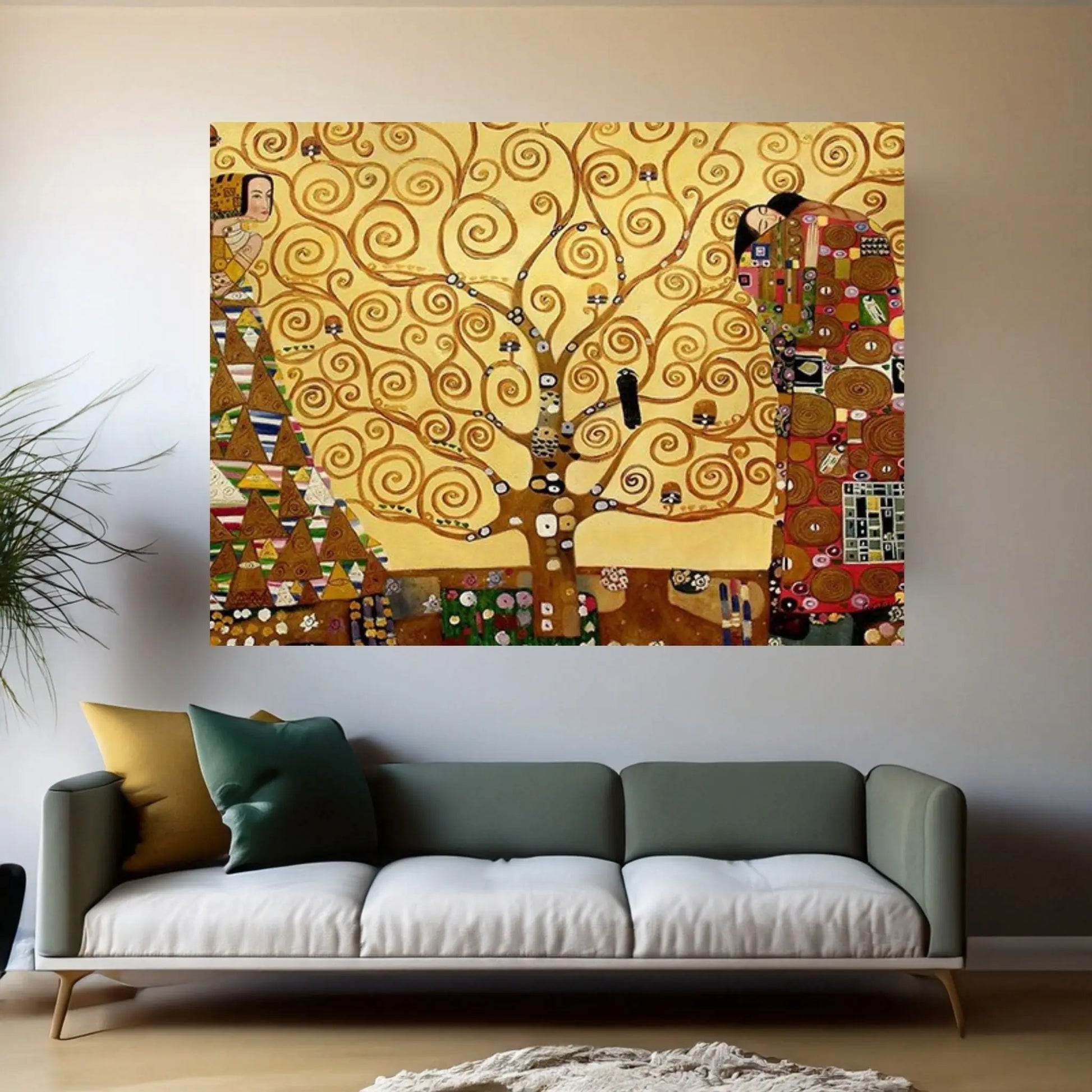 The Tree of Life Canvas Wall Art - Y Canvas