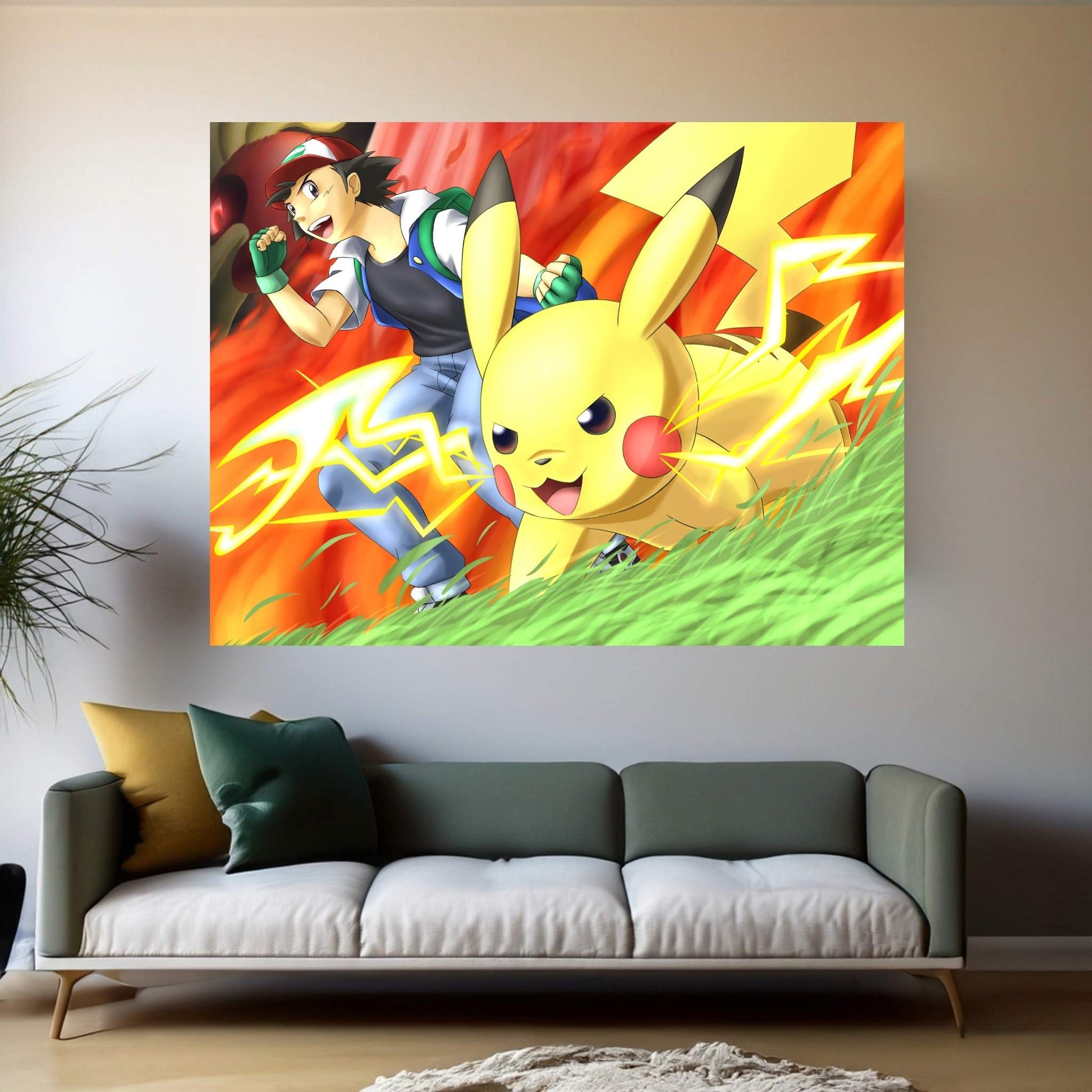 Pokémon - Pikachu Canvas Wall Art - Y Canvas