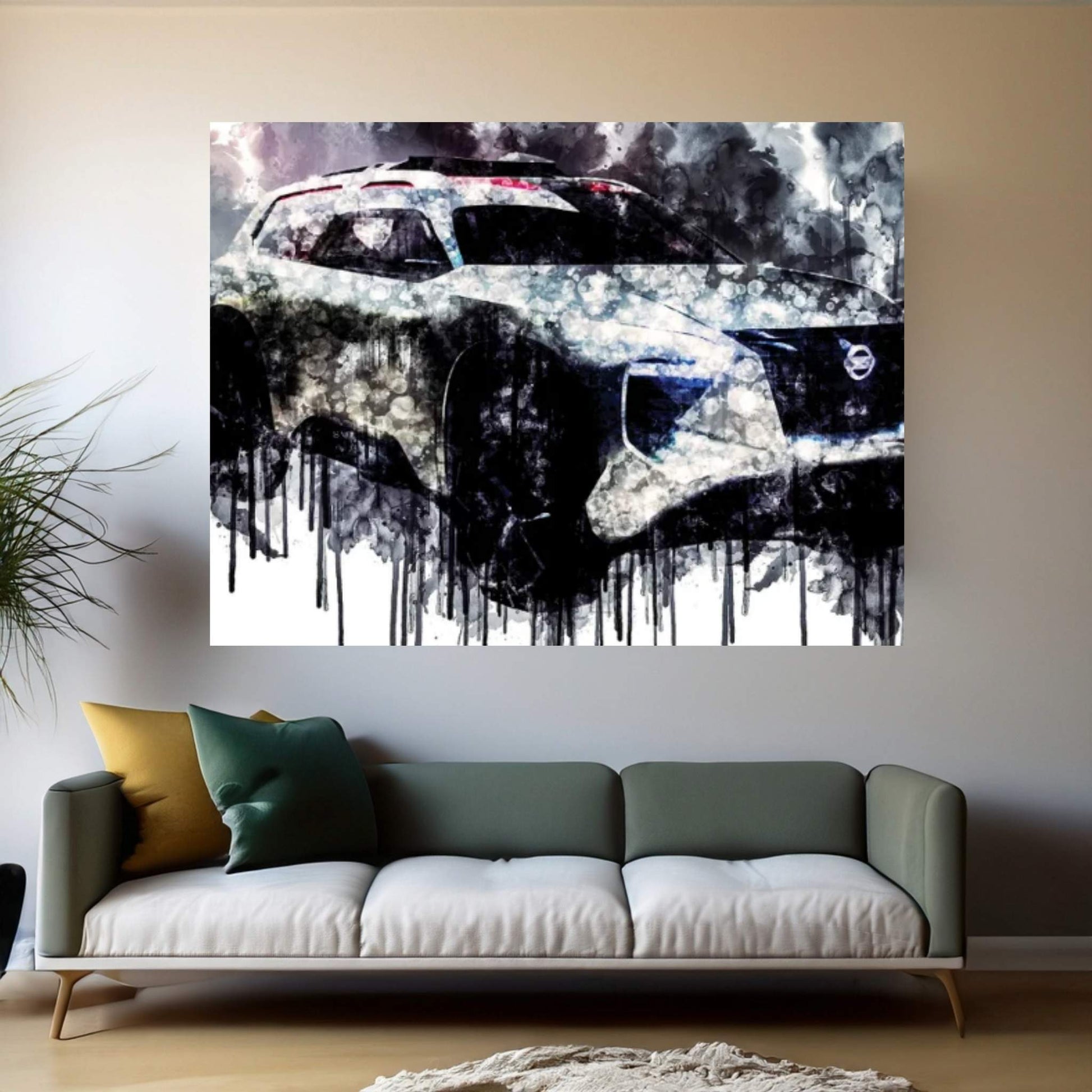 Car 2018 Xmotion Concept Canvas Wall Art - Y Canvas