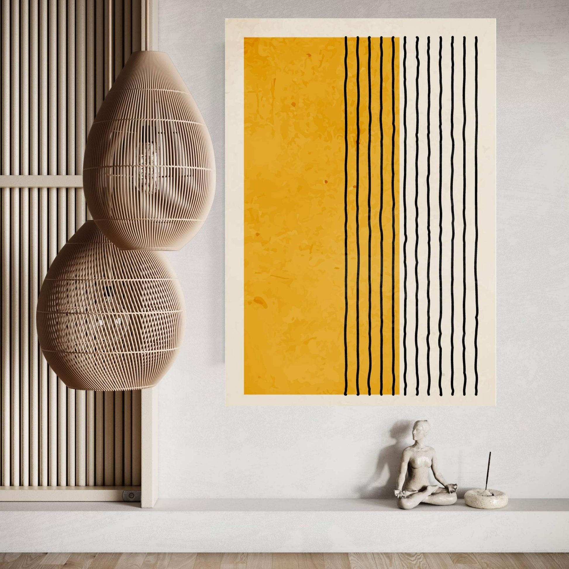 Modern Yellow Mark Rothko Reproduction Canvas Wall Art - Y Canvas