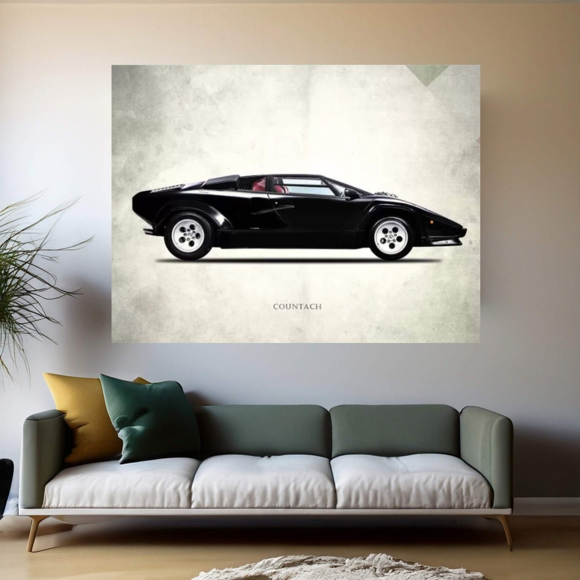 1982 Lamborghini Countach LP500 S Canvas Wall Art - Y Canvas