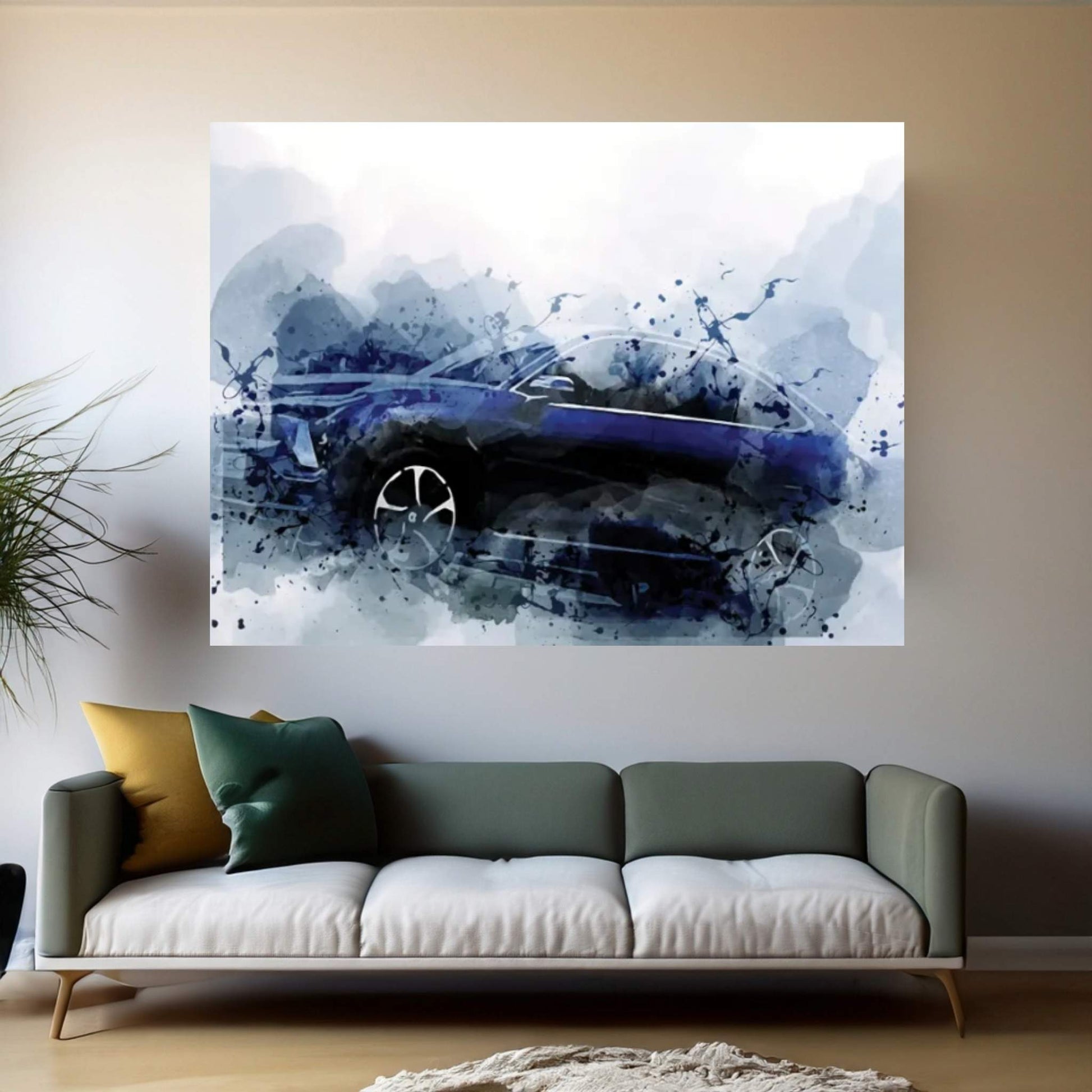 Nio Ec6 Luxury Cars 2021 Cars Cn-Spec Blue Canvas Wall Art - Y Canvas