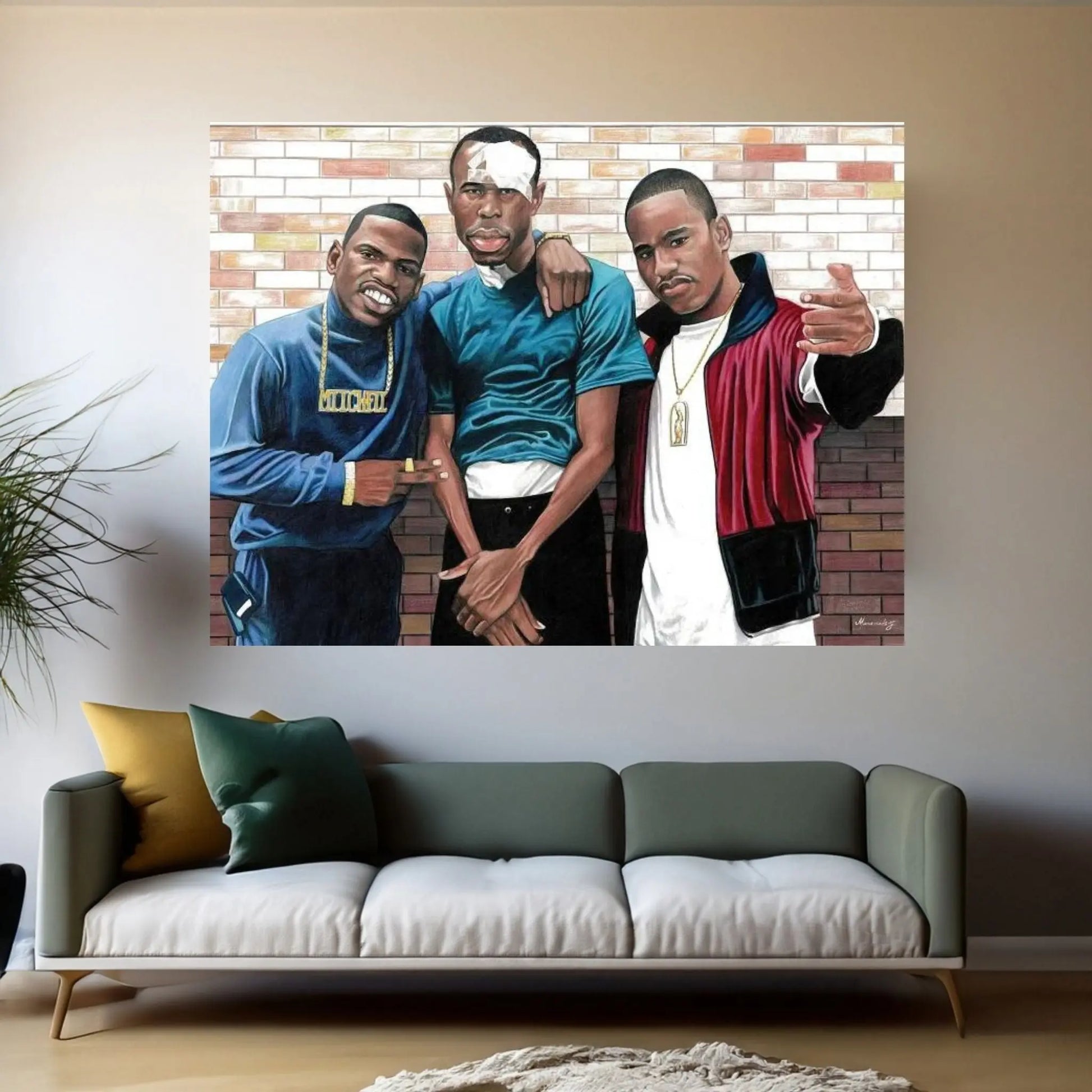 Paid In Full Canvas Wall Art - Y Canvas