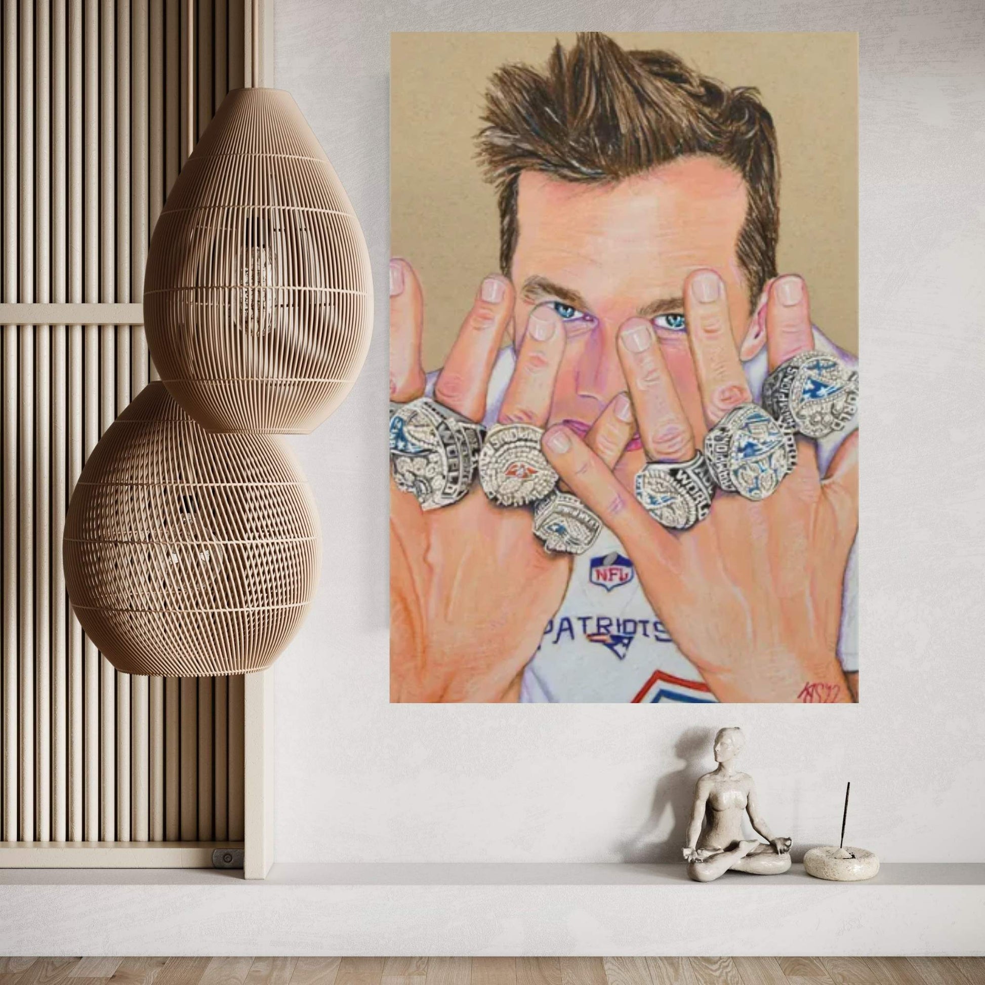 Tom Brady Canvas Wall Art - Y Canvas