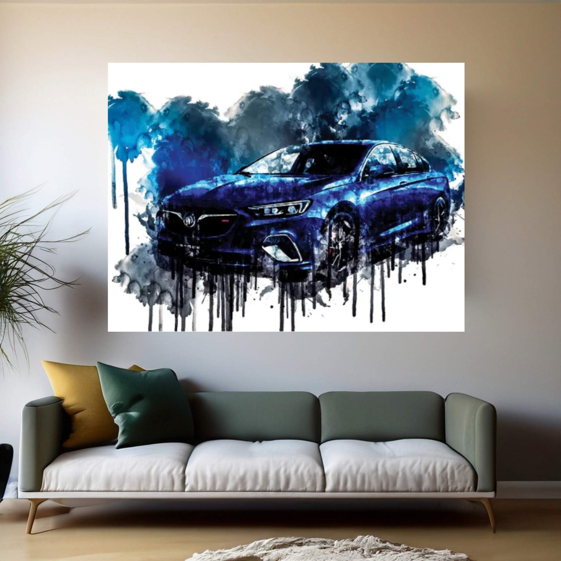 2017 Buick Regal GS Vehicle V Canvas Wall Art - Y Canvas