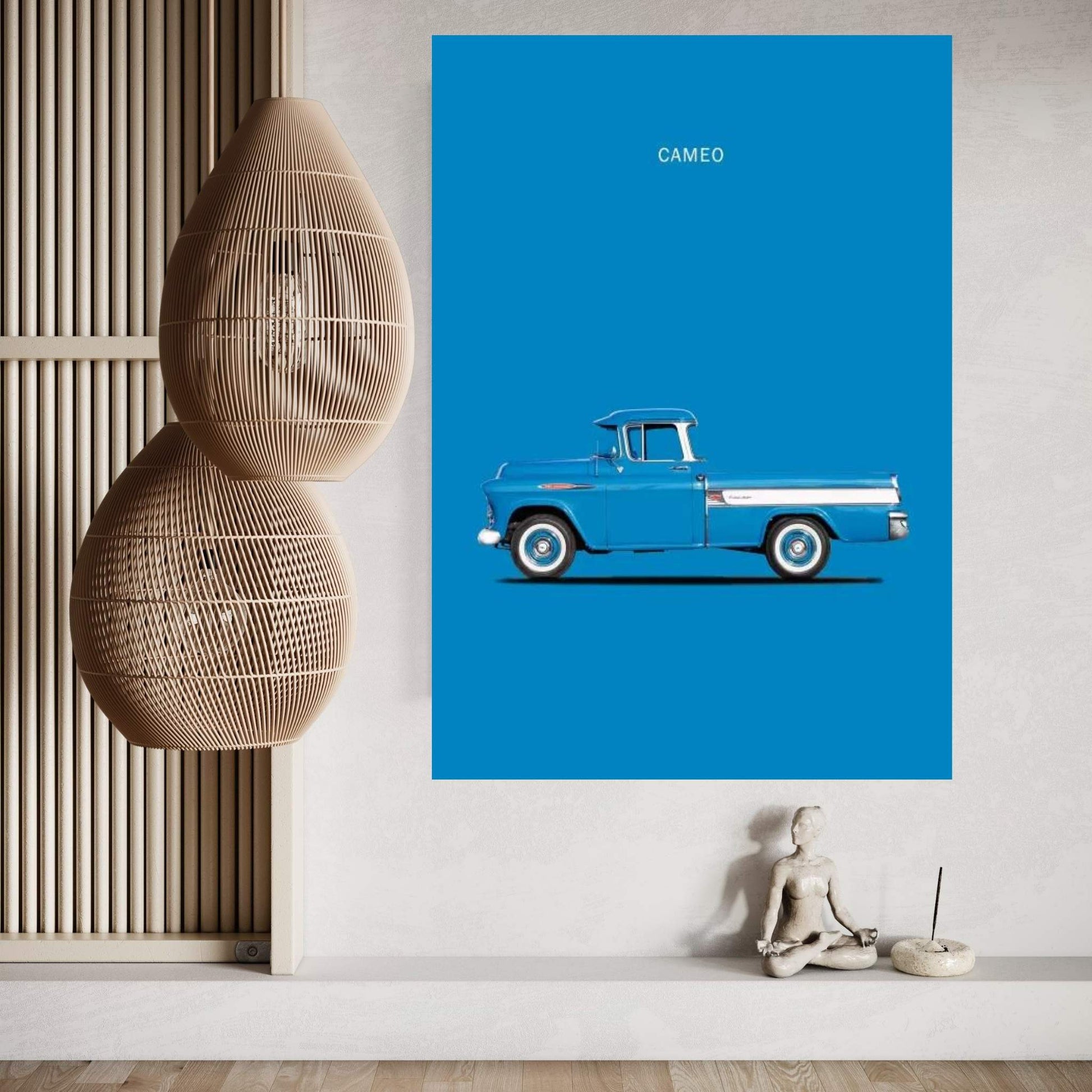 1957 Chevrolet Cameo Canvas Wall Art - Y Canvas