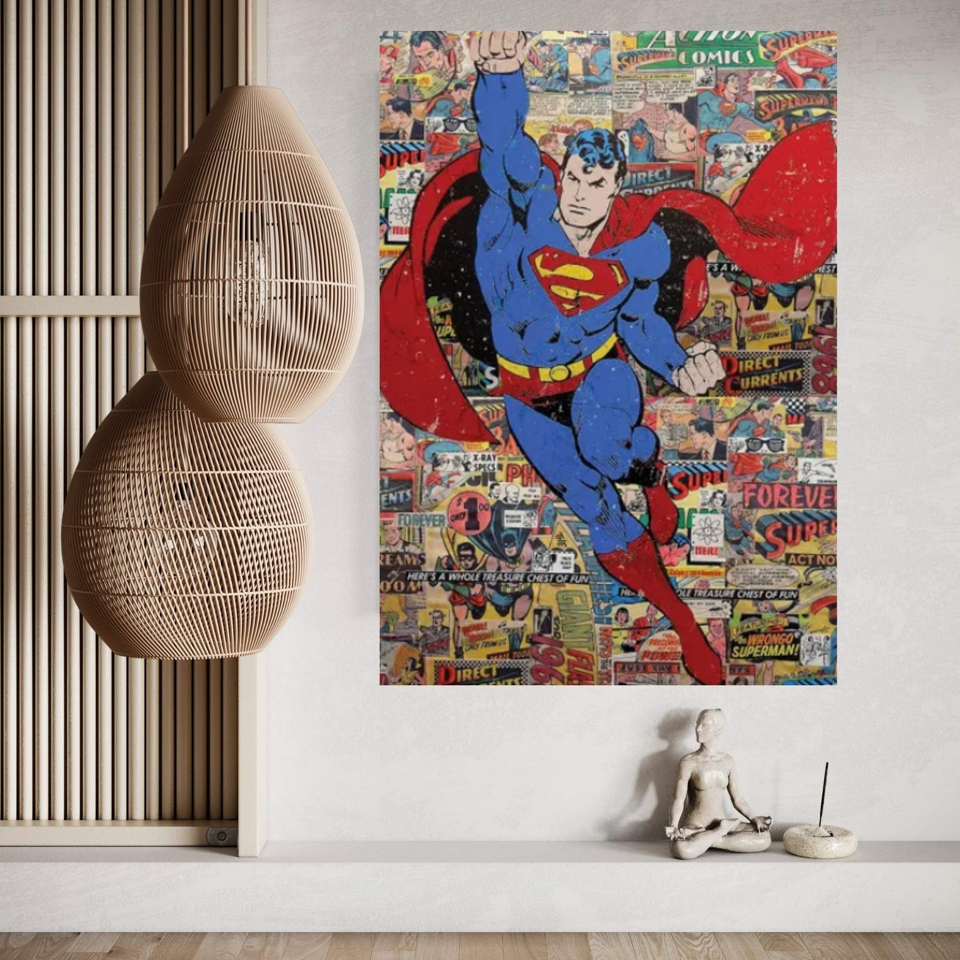 Superman Canvas Wall Art - Y Canvas